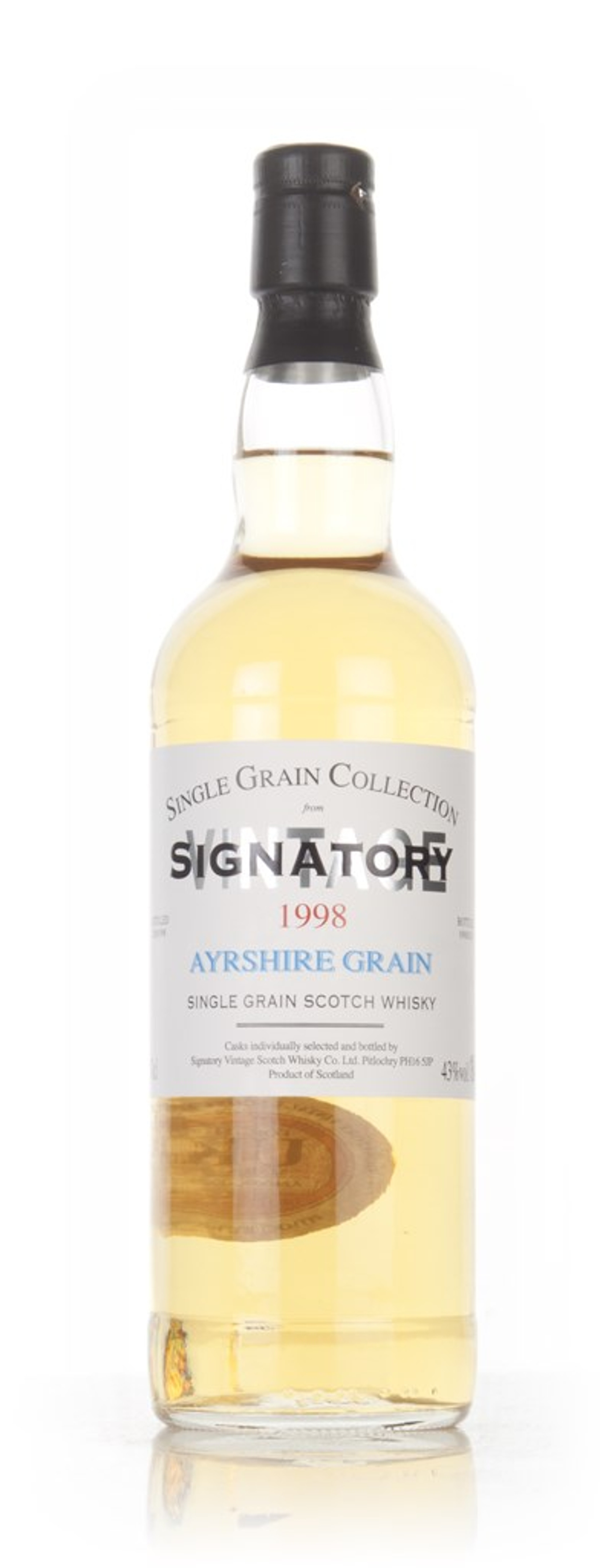 Ayrshire 17 Year Old 1998 - Single Grain Collection (Signatory) 70cl