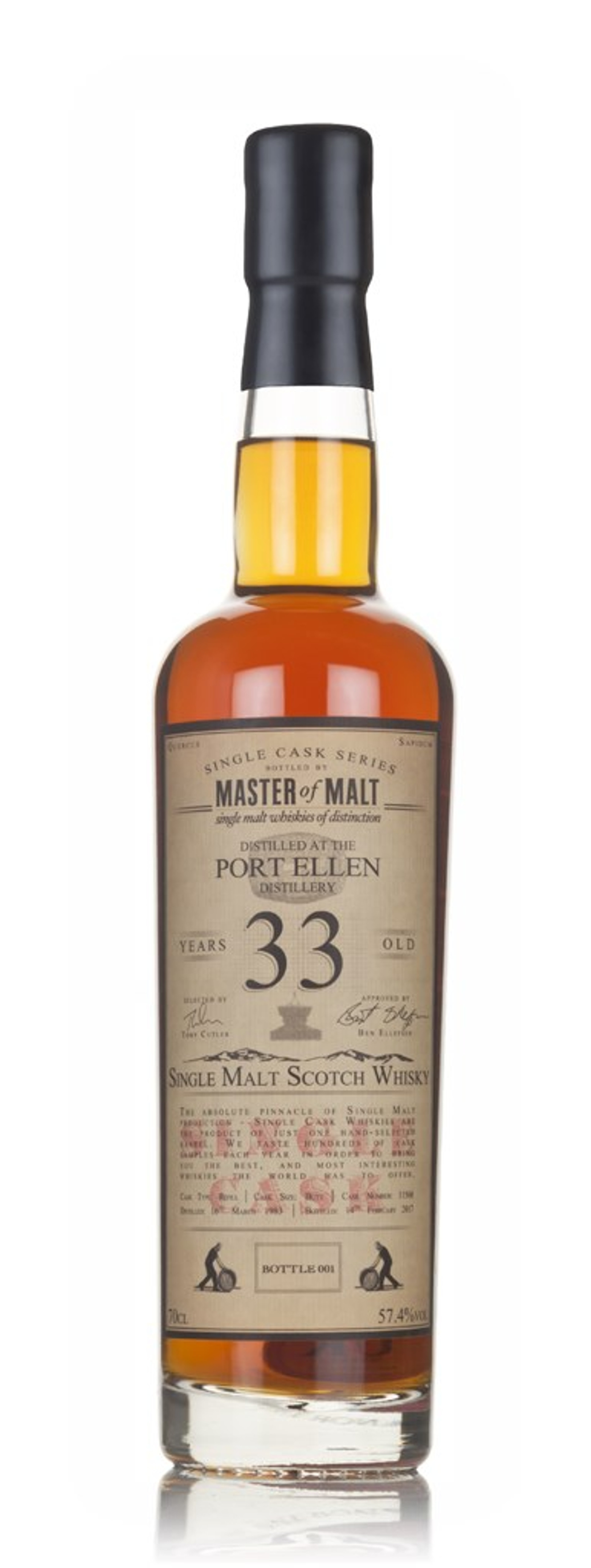 Port Ellen 33 Year Old 1983 - Single Cask (Master of Malt) 70cl