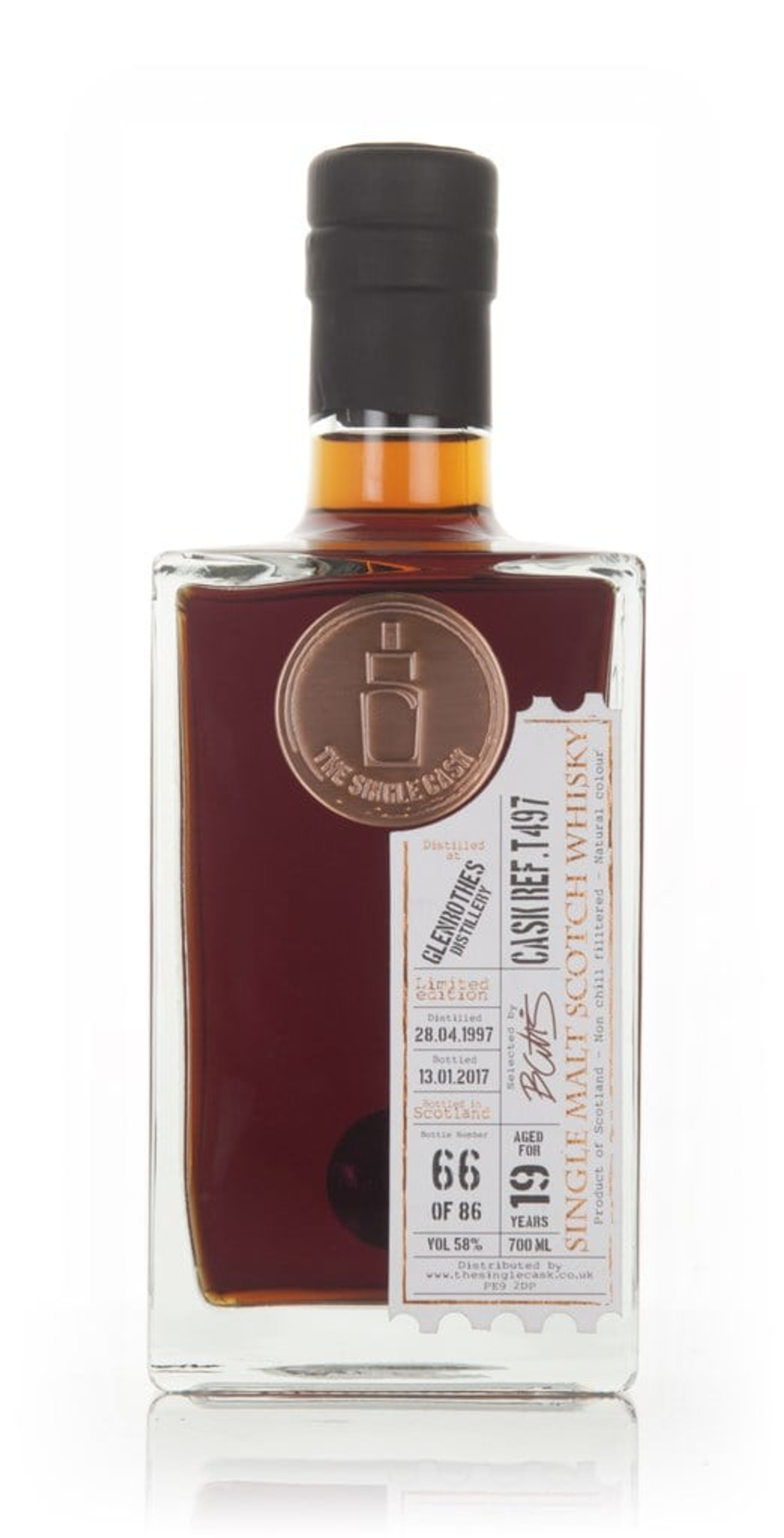 Glenrothes 19 Year Old 1997 (cask T497) - The Single Cask 70cl
