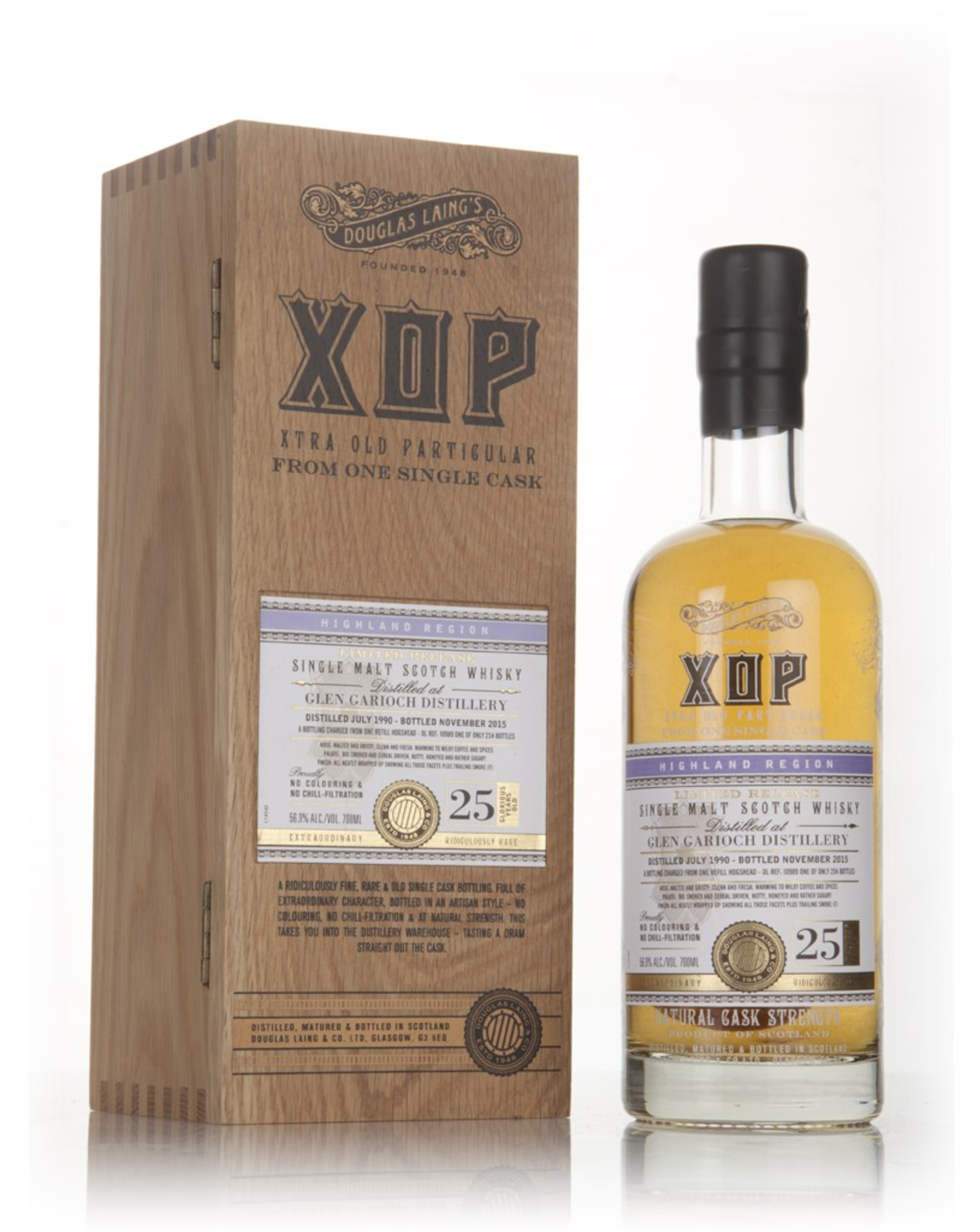 Glen Garioch 25 Year Old 1990 (cask 10989) - Xtra Old Particular (Douglas Laing) 70cl