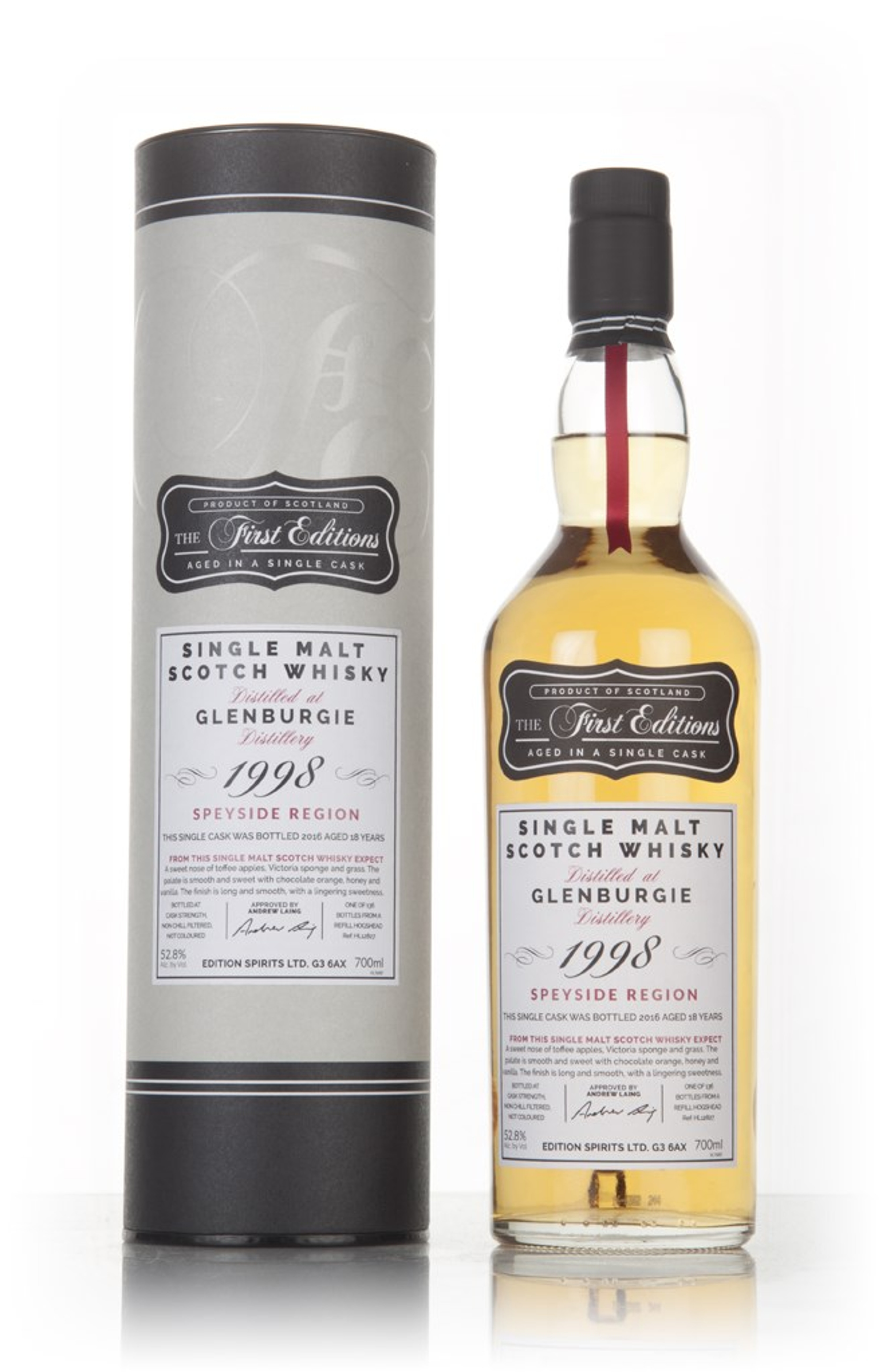 Glenburgie 18 Year Old 1998 (cask 12827) - The First Editions (Hunter Laing) 70cl