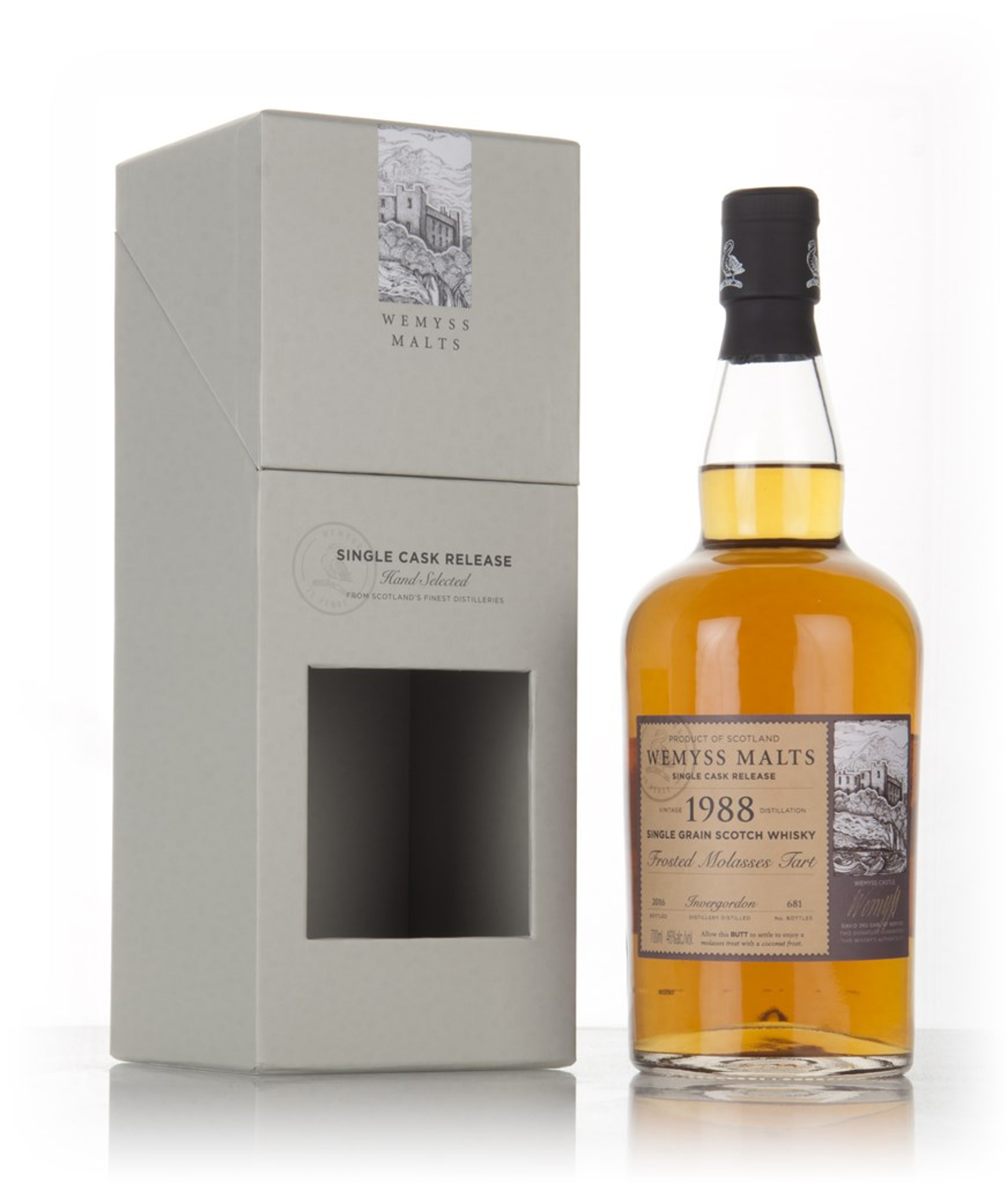Frosted Molasses Tart 1988 (bottled 2016) - Wemyss Malts (Invergordon) 70cl