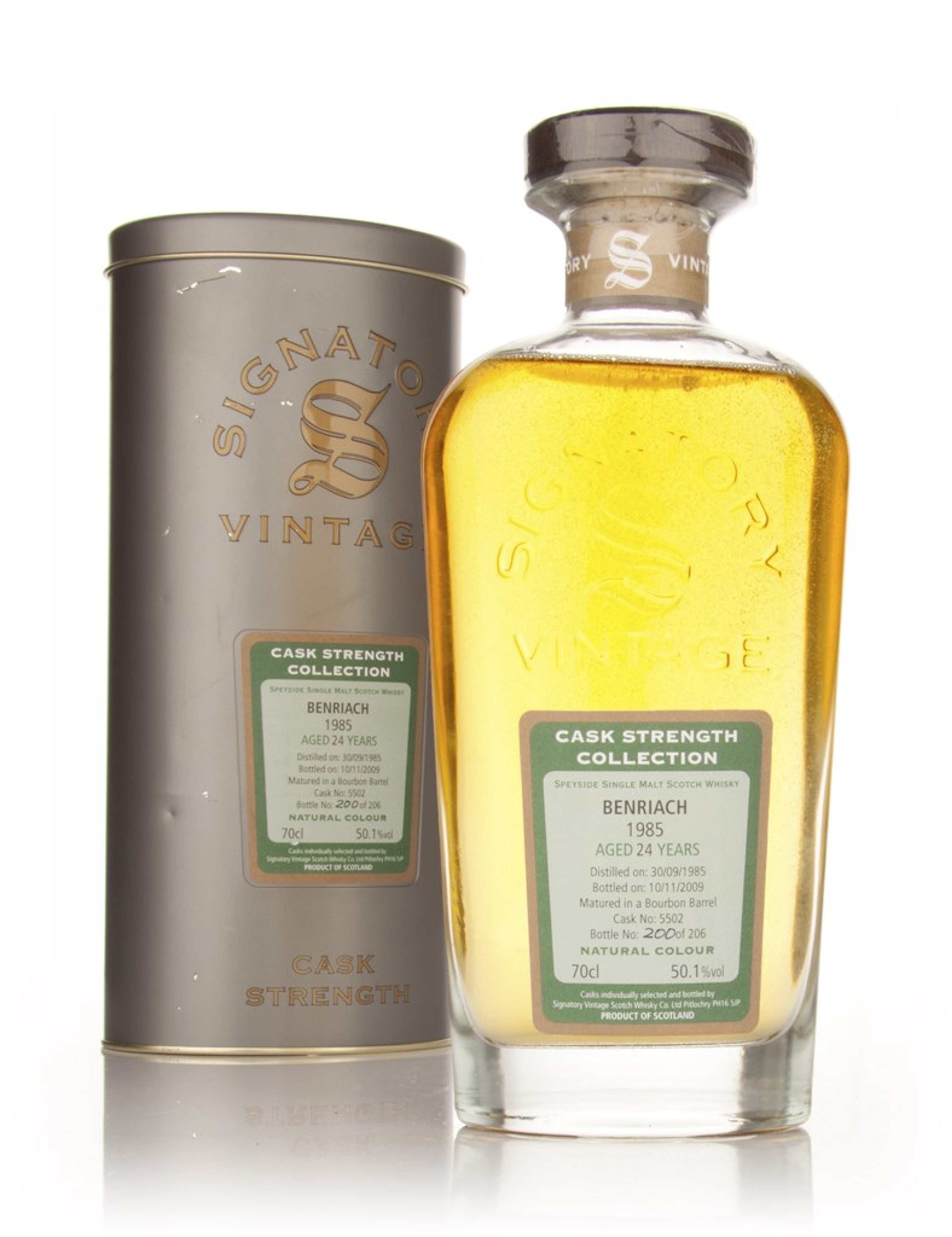 Benriach 24 Year Old 1985 - Cask Strength Collection (Signatory) 70cl