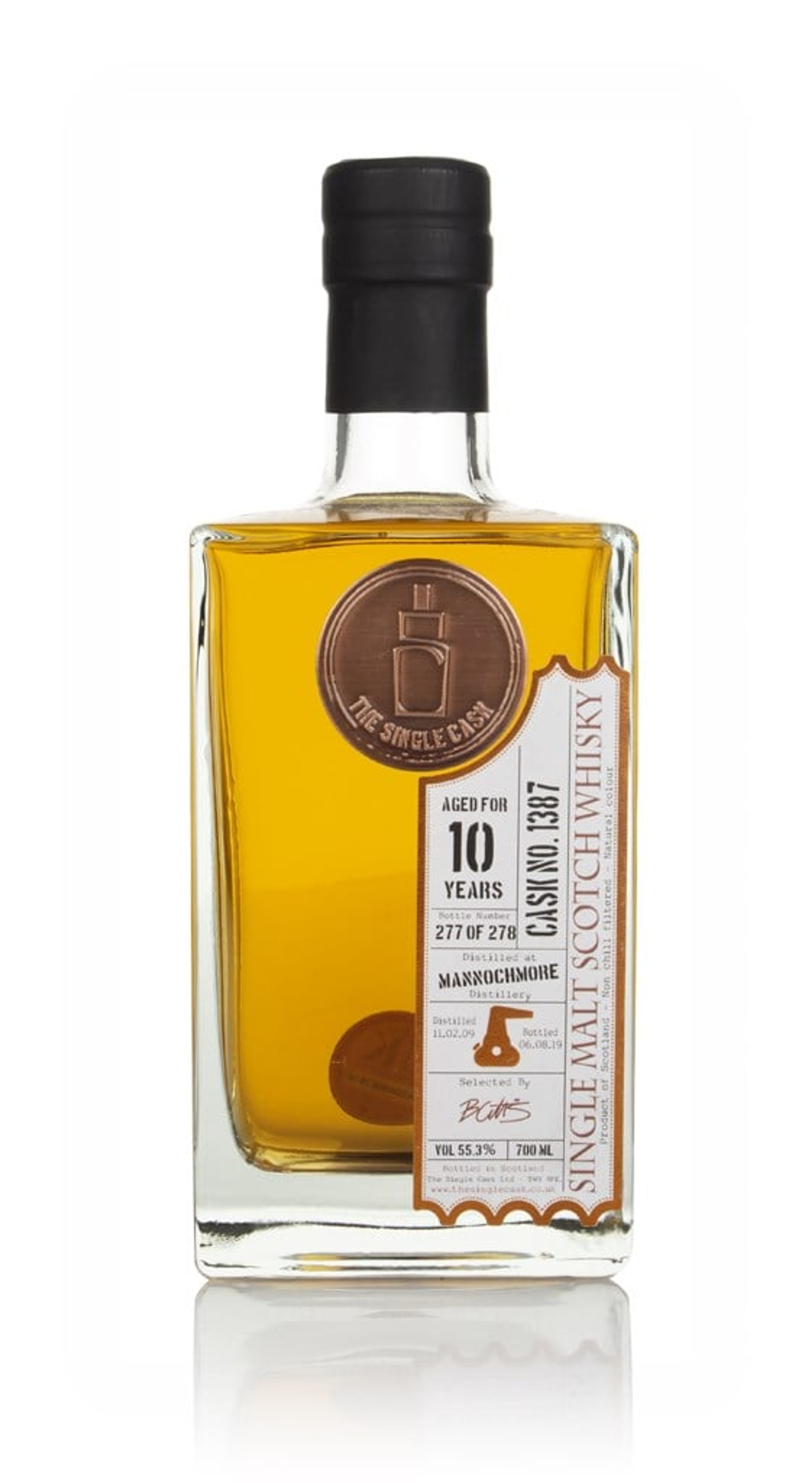 Mannochmore 10 Year Old 2009 (cask 1387) - The Single Cask 70cl