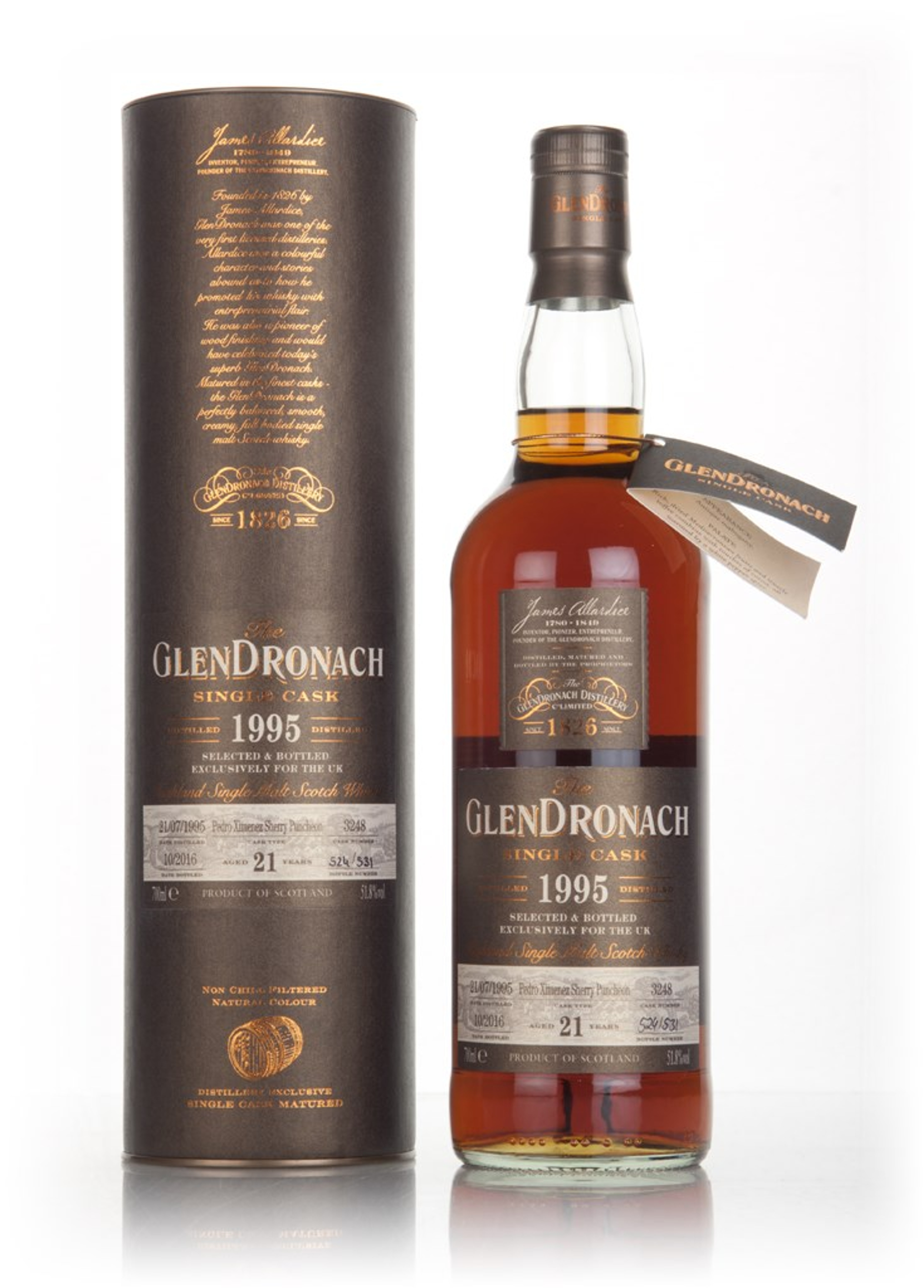 GlenDronach 21 Year Old 1995 (cask 3248) 70cl