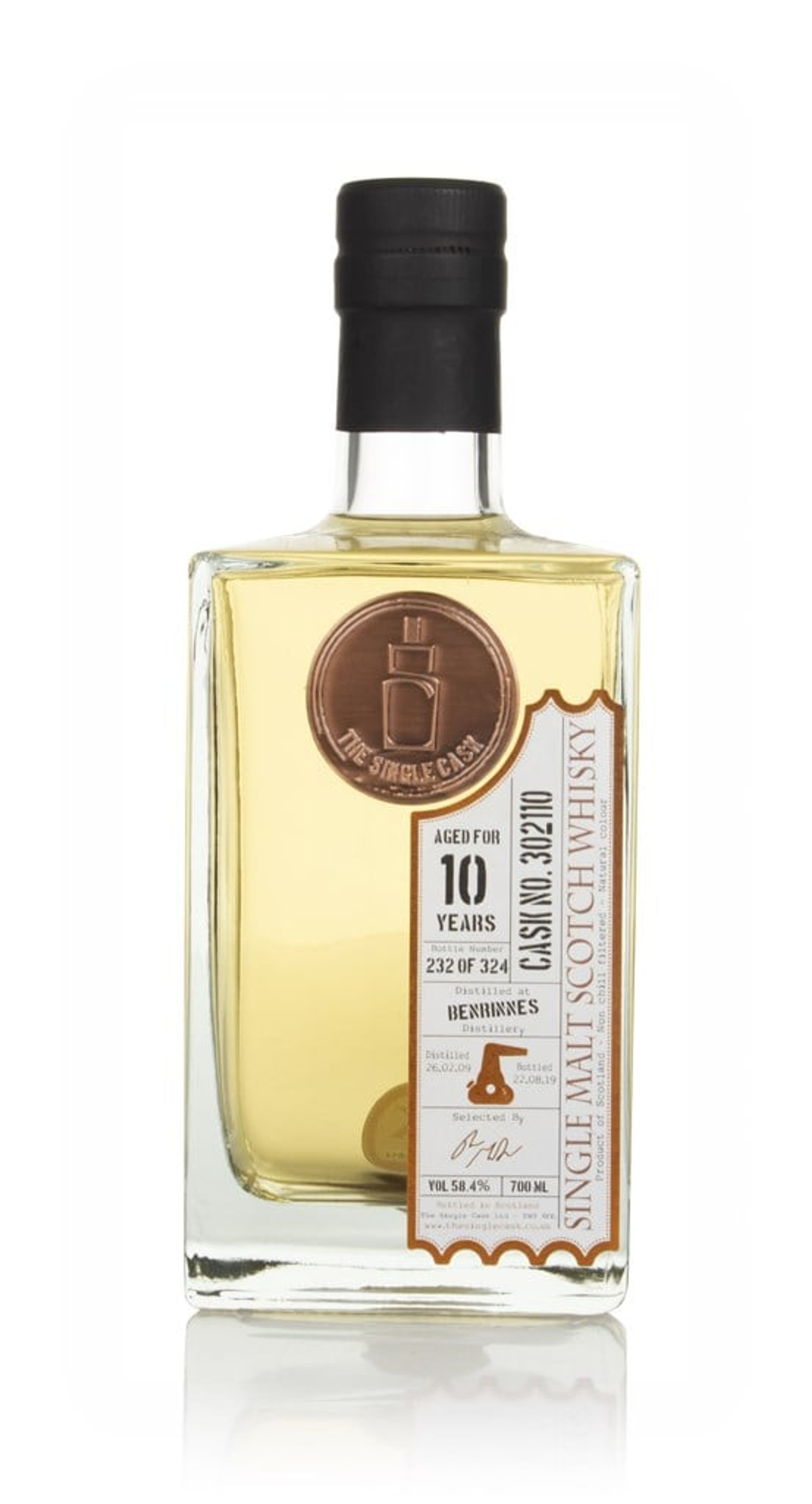 Benrinnes 10 Year Old 2009 (cask 302110) - The Single Cask 70cl