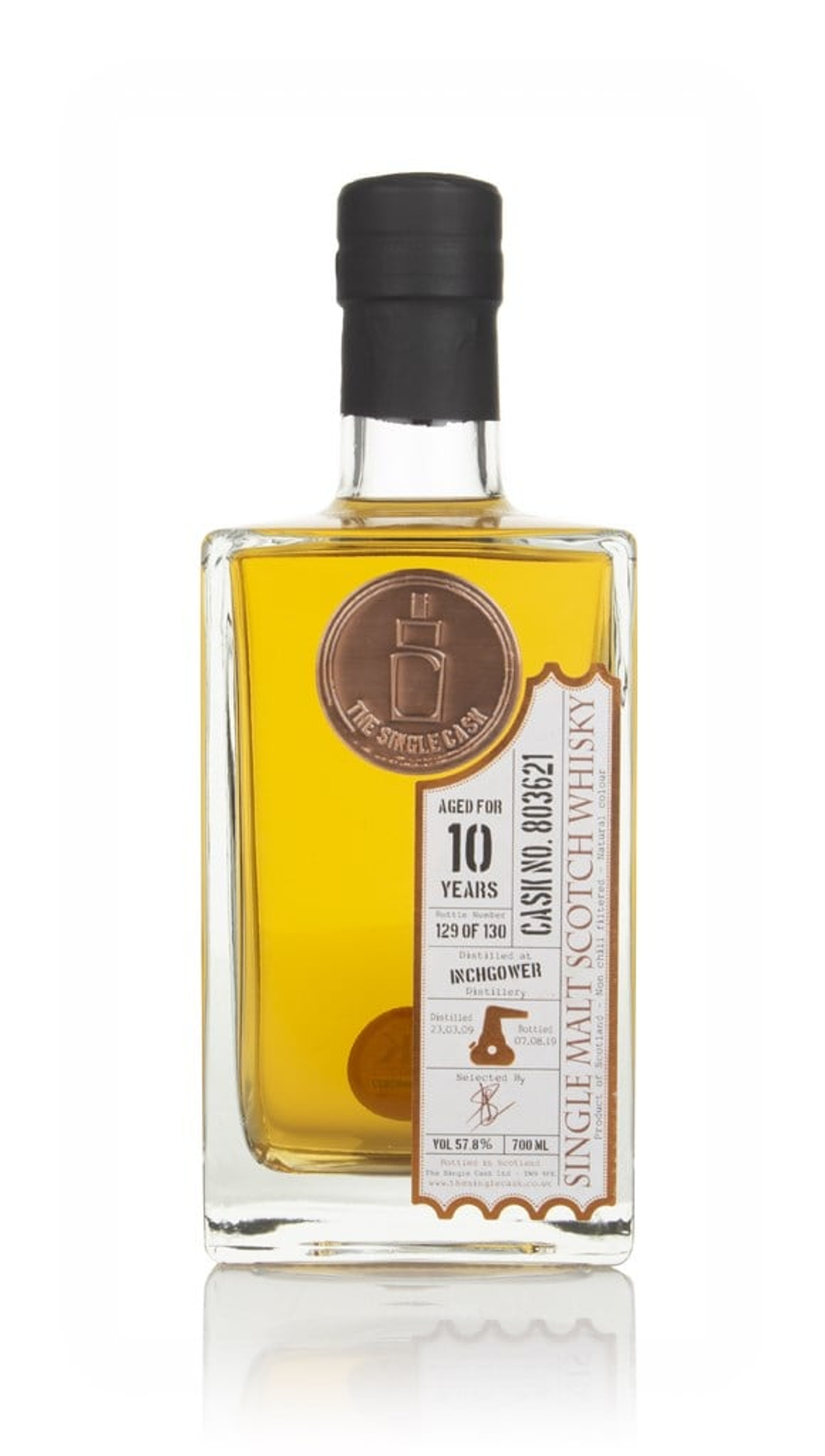 Inchgower 10 Year Old 2009 (cask 803621) - The Single Cask 70cl