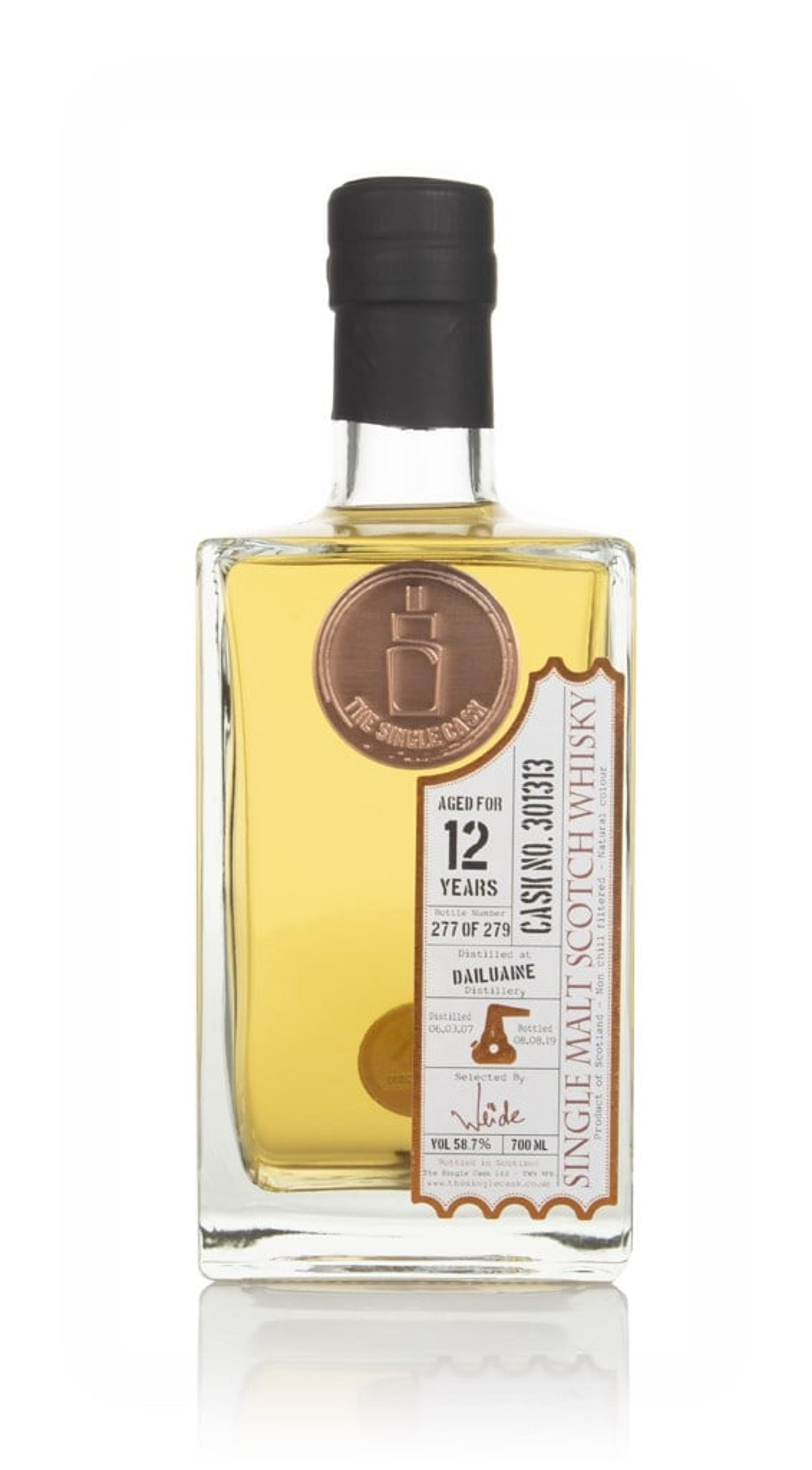 Dailuaine 12 Year Old 2007 (cask 301313) - The Single Cask 70cl