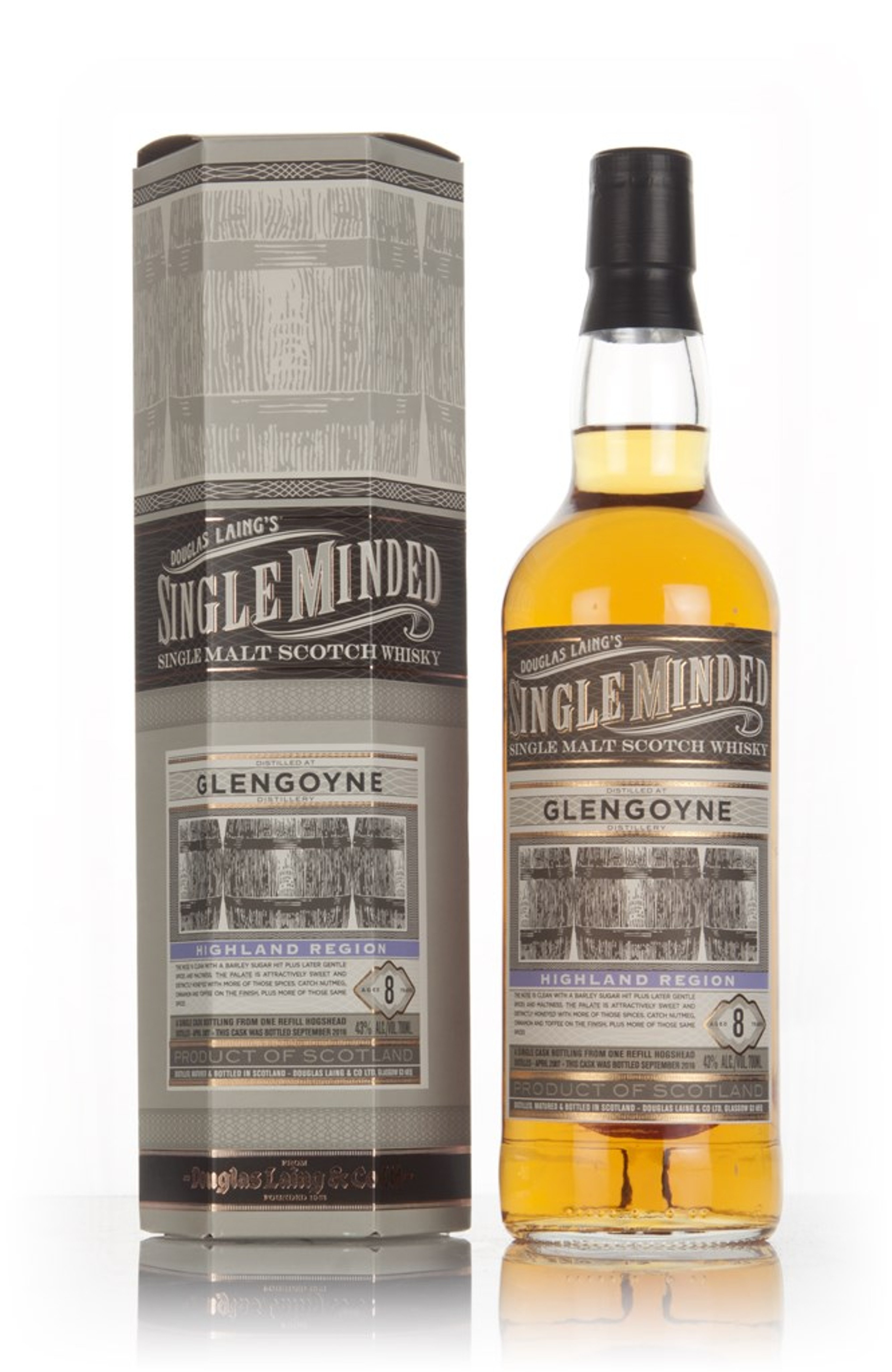 Glengoyne 8 Year Old 2007 - Single Minded (Douglas Laing) 70cl