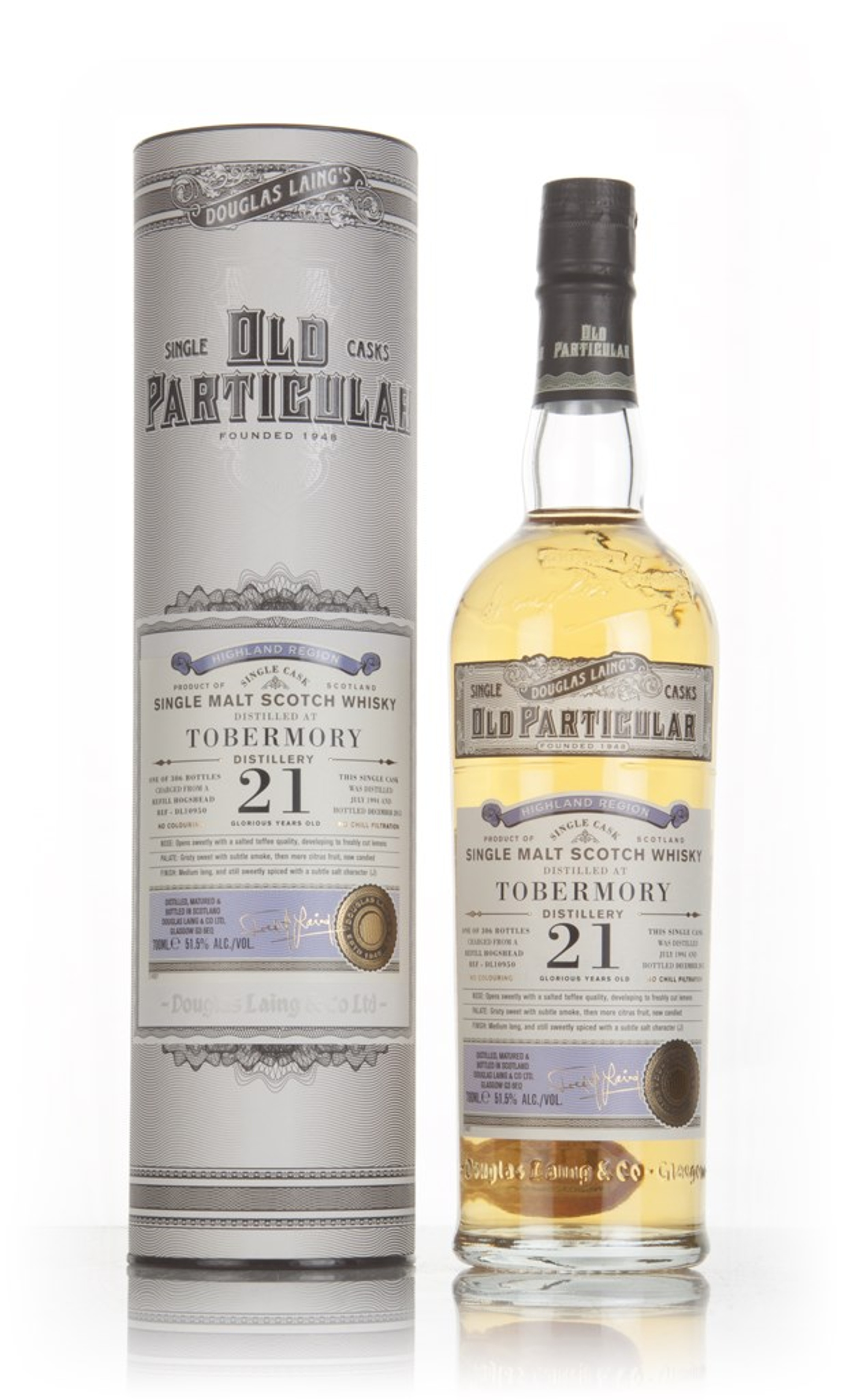 Tobermory 21 Year Old 1994 (cask 10950) - Old Particular (Douglas Laing) 70cl