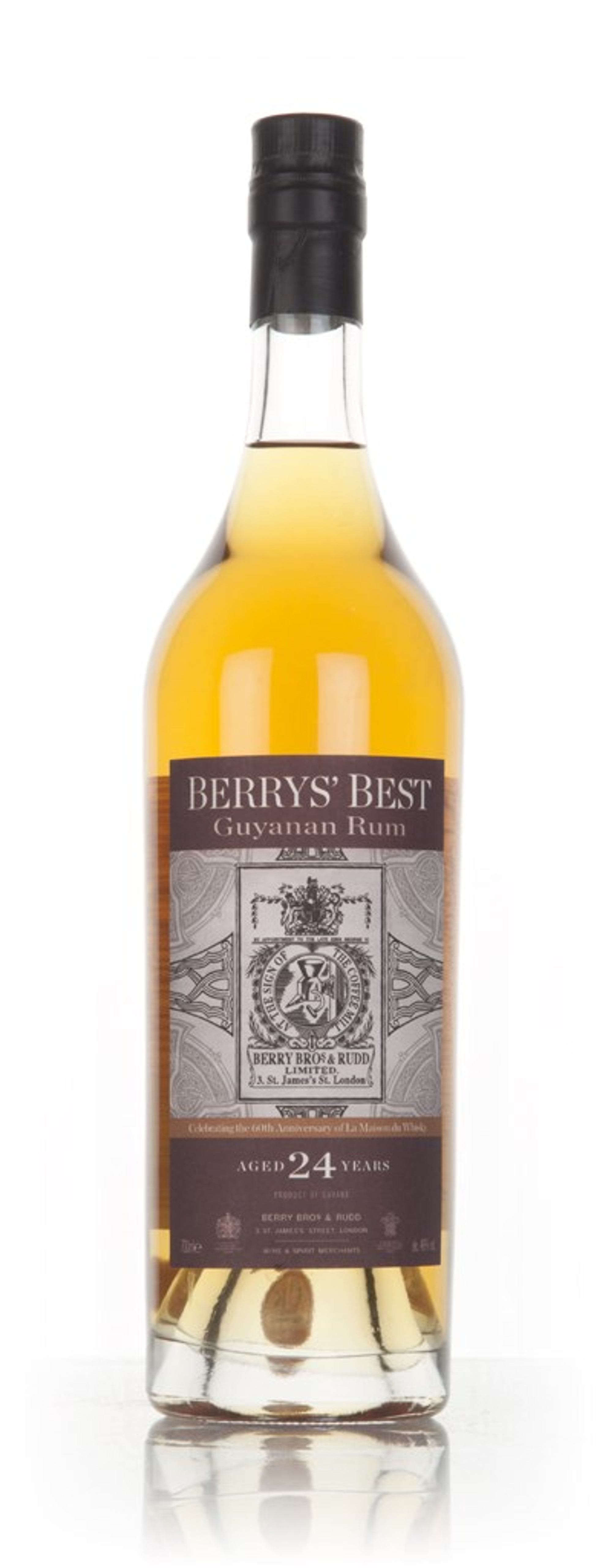 Guyanan Rum 24 Year Old - Berry's Best (Berry Bros. & Rudd) (La Maison du Whisky 60th Anniversary) 70cl