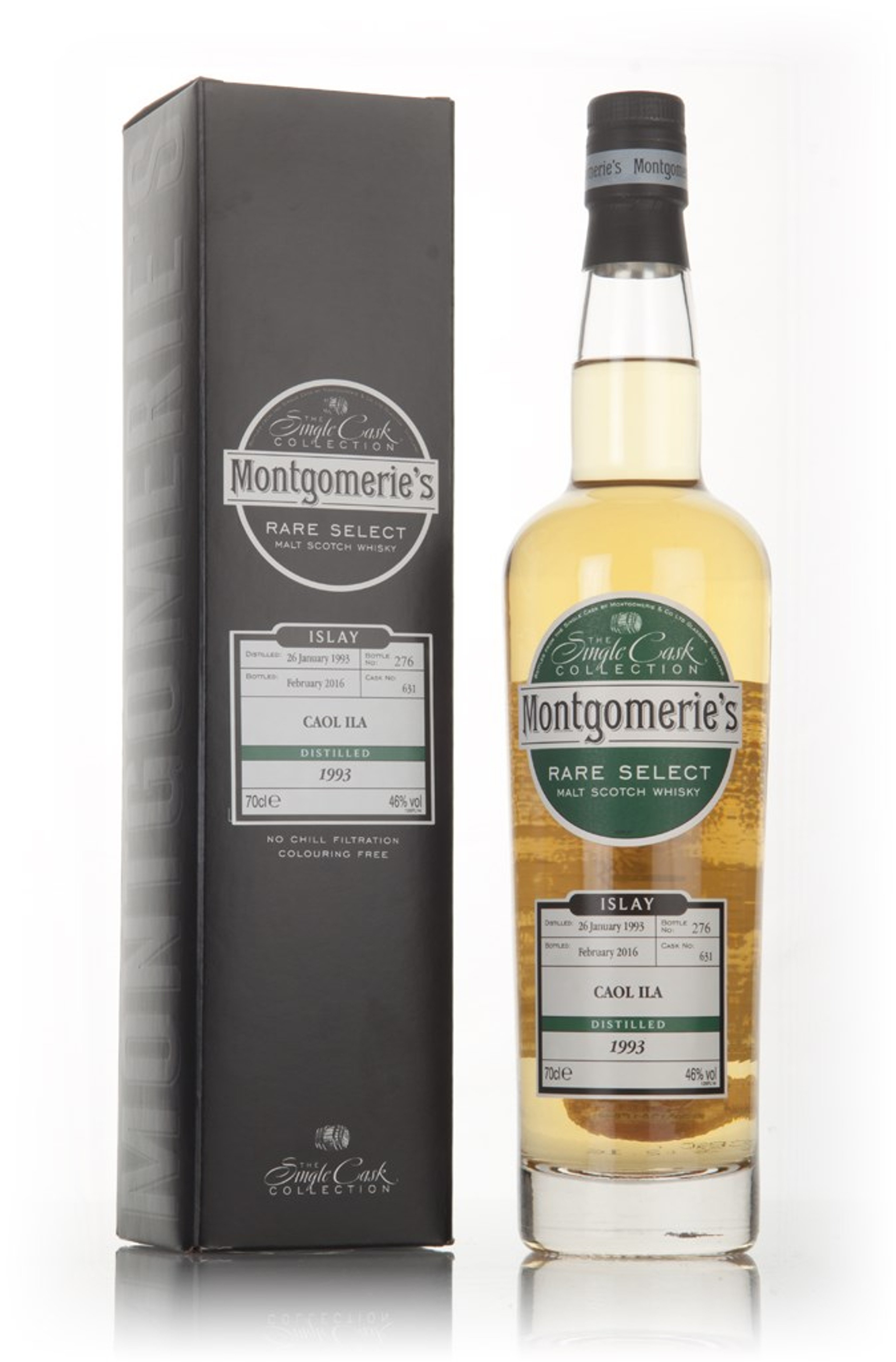 Caol Ila 23 Year Old 1993 (cask 631) -  Rare Select (Montgomerie's) 70cl