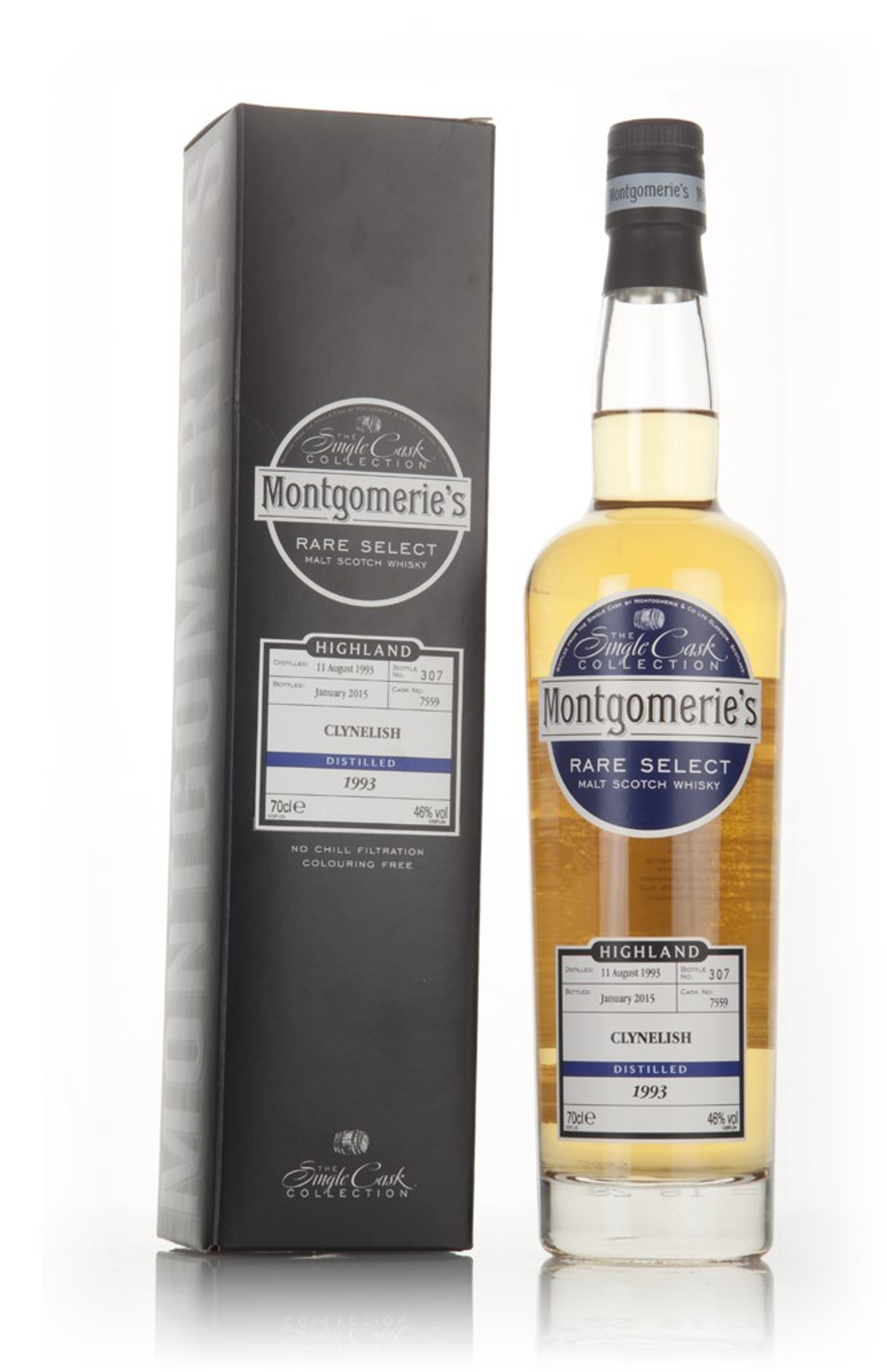 Clynelish 21 Year Old 1993 (cask 7559) -  Rare Select (Montgomerie's) 70cl