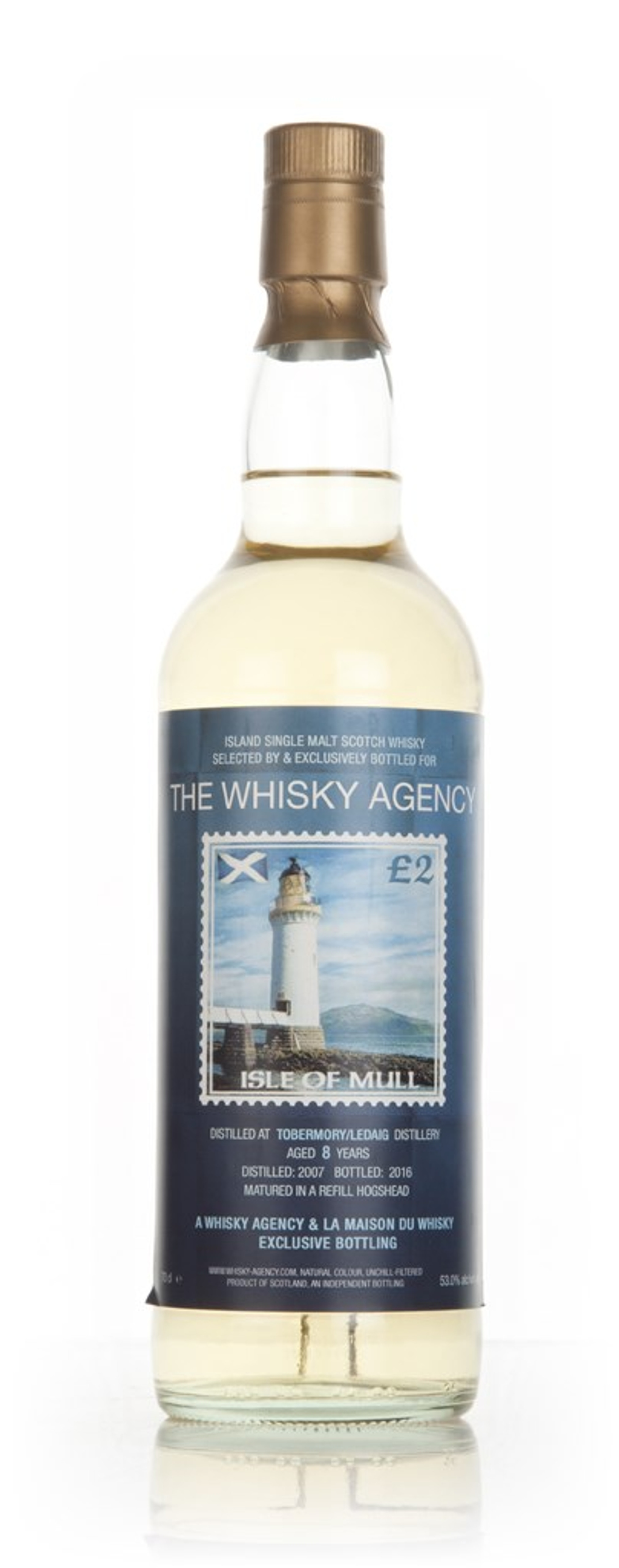 Ledaig 8 Year Old 2007 (The Whisky Agency / La Maison du Whisky) 70cl