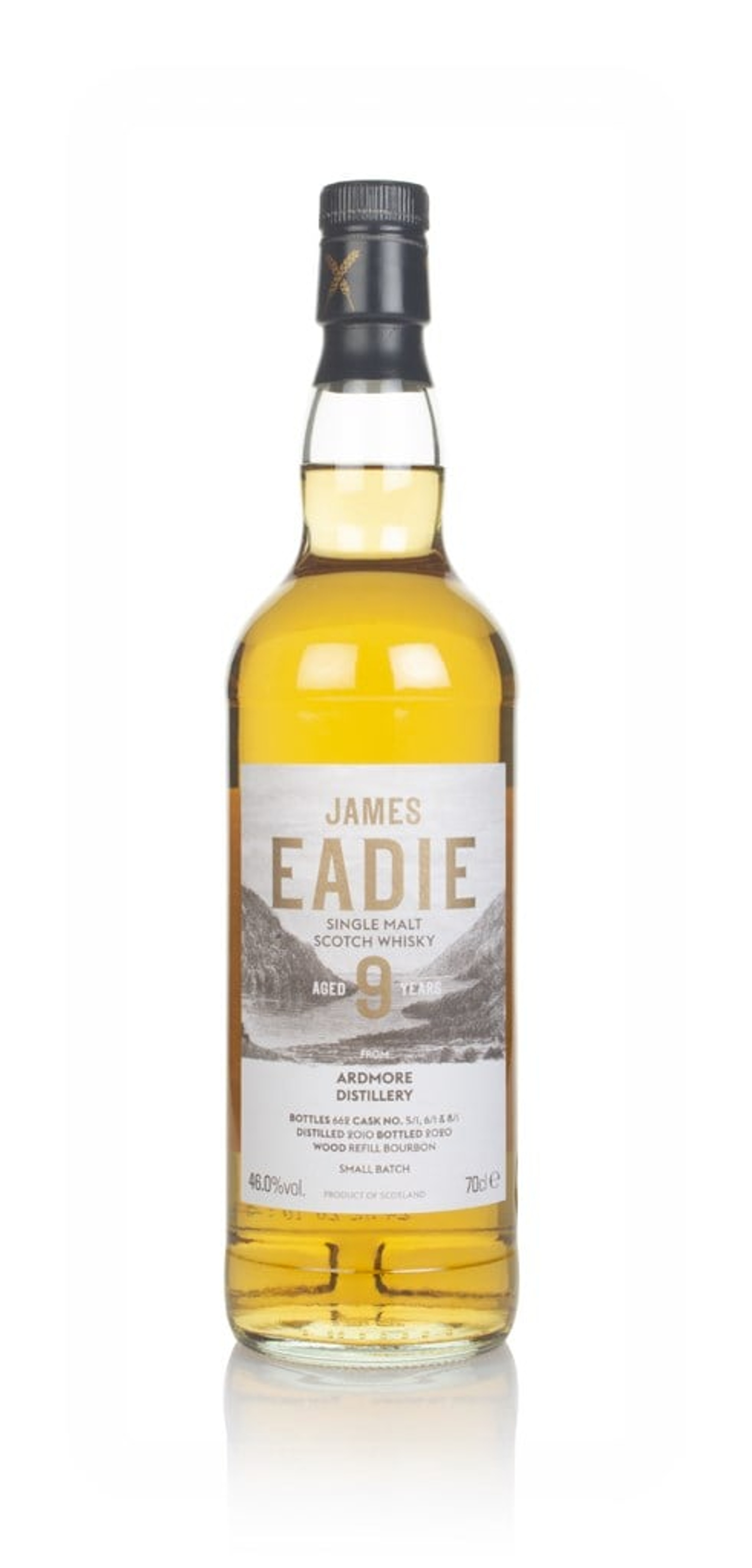 Ardmore 9 Year Old 2010 - Small Batch (James Eadie) 70cl