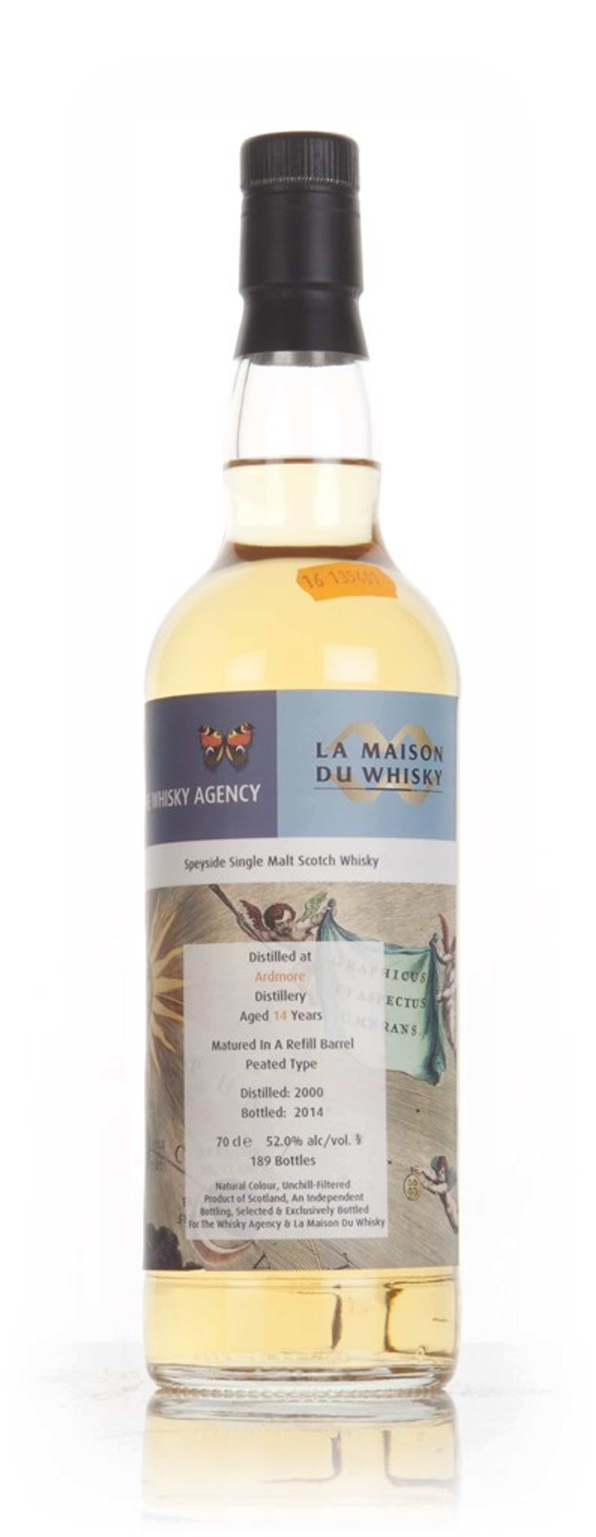 Ardmore 14 Year Old 2000 (The Whisky Agency / La Maison du Whisky) 70cl