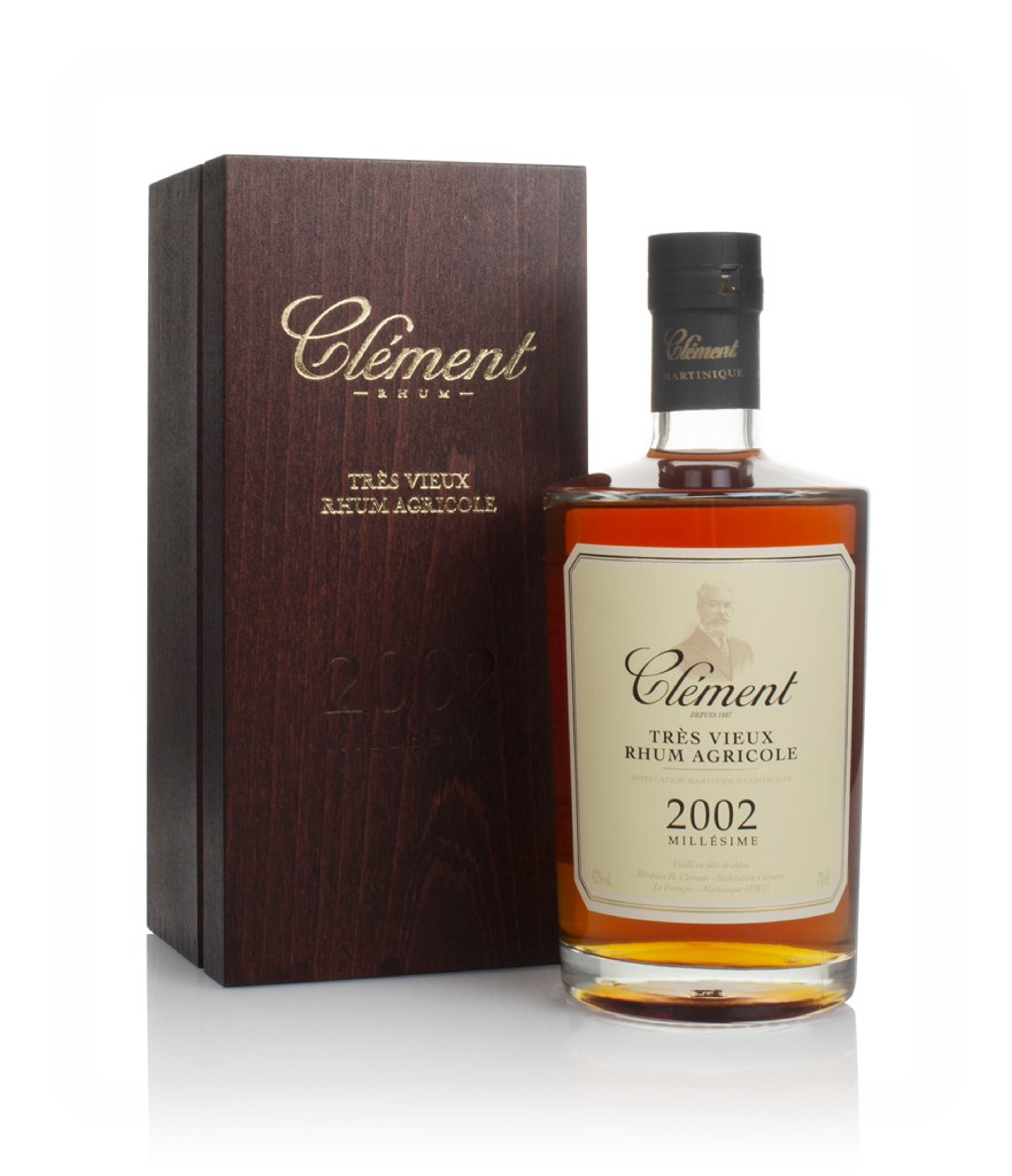 Clément Très Vieux Rhum Agricole 2002 Millésime 70cl