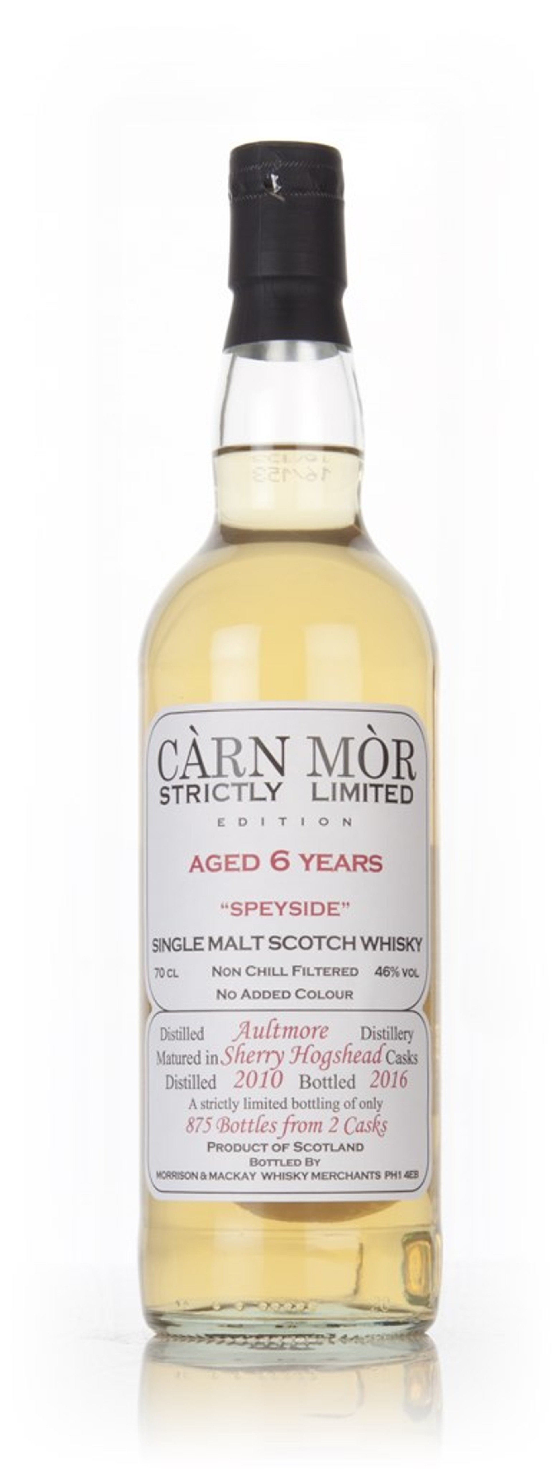 Aultmore 6 Year Old 2010 - Strictly Limited (Càrn Mòr) 70cl