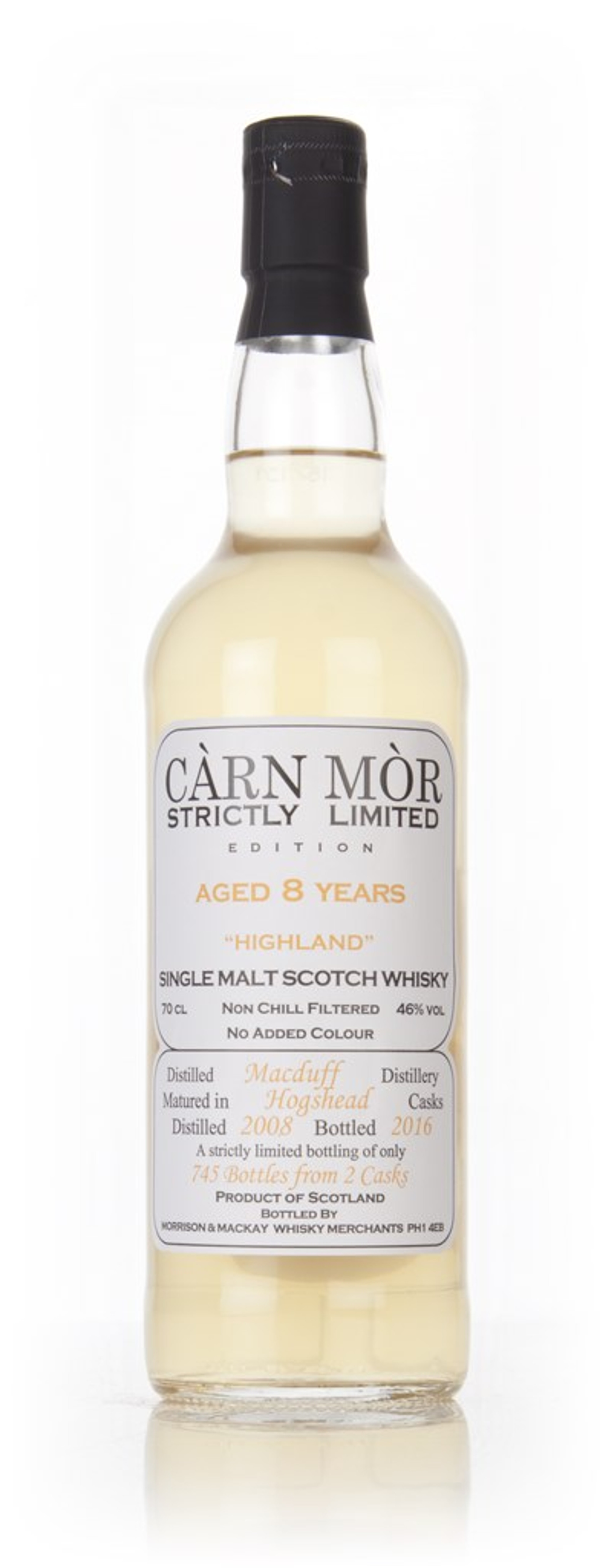 Macduff 8 Year Old 2008 - Strictly Limited (Càrn Mòr) 70cl