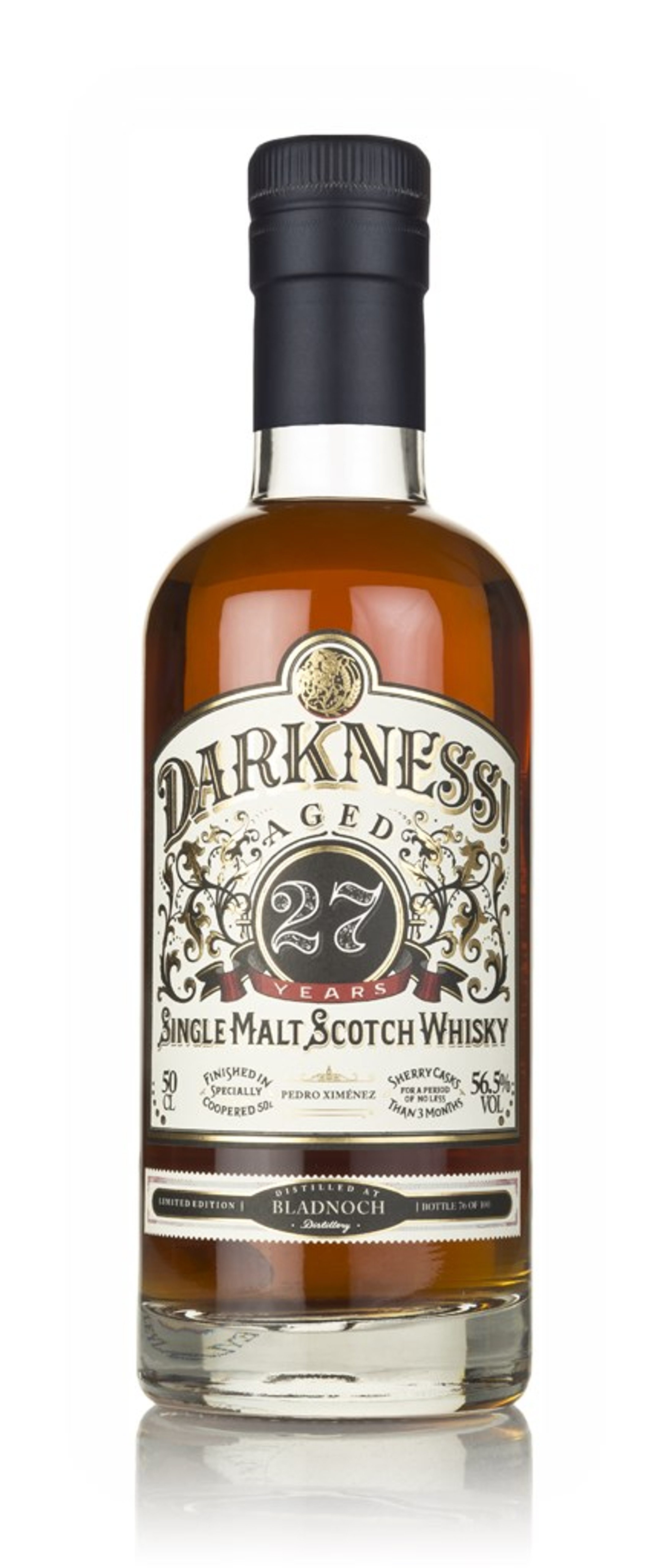 Darkness! Bladnoch 27 Year Old Pedro Ximénez Cask Finish 50cl