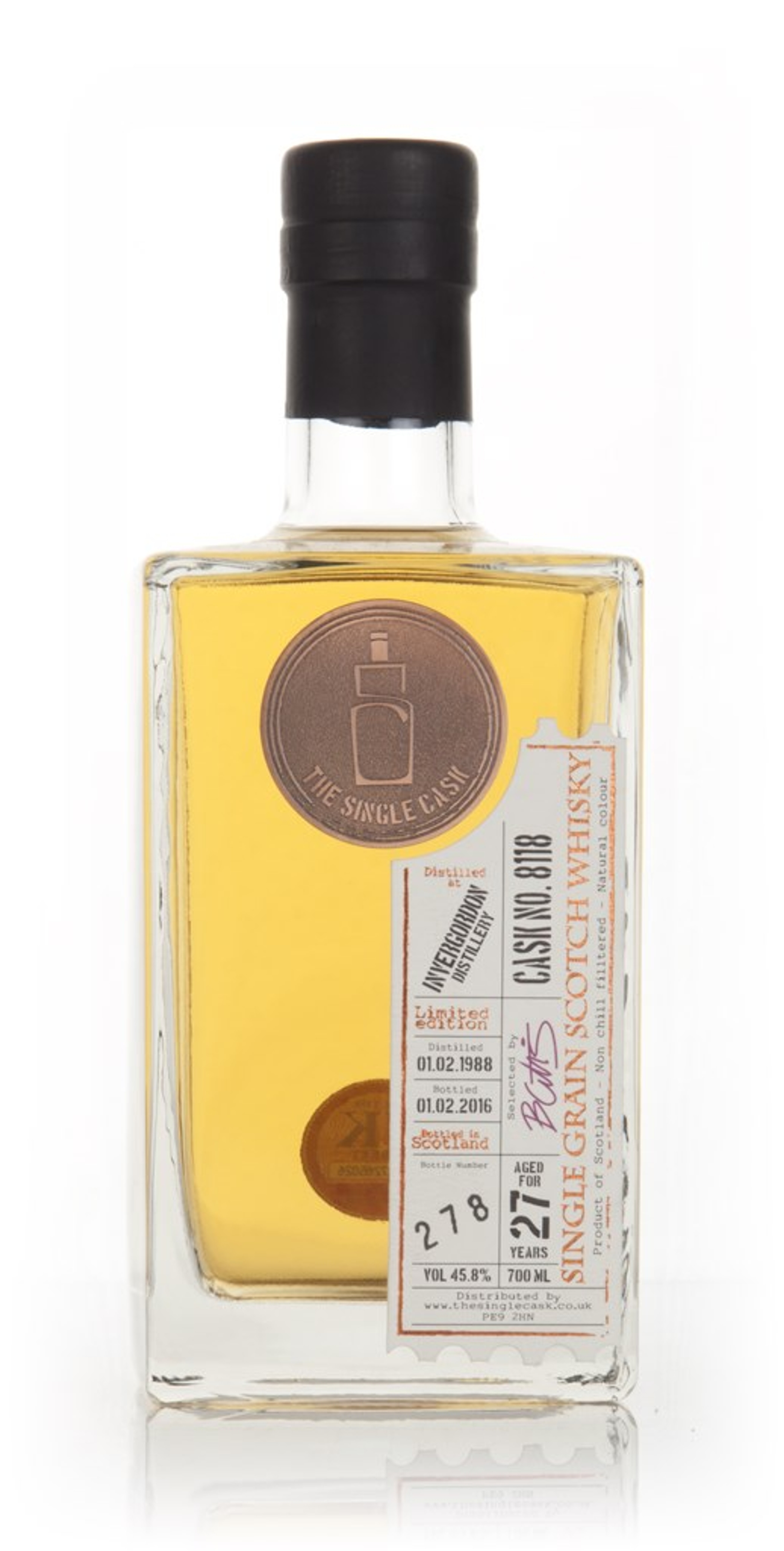 Invergordon 27 Year Old 1988 (cask 8118) - The Single Cask 70cl