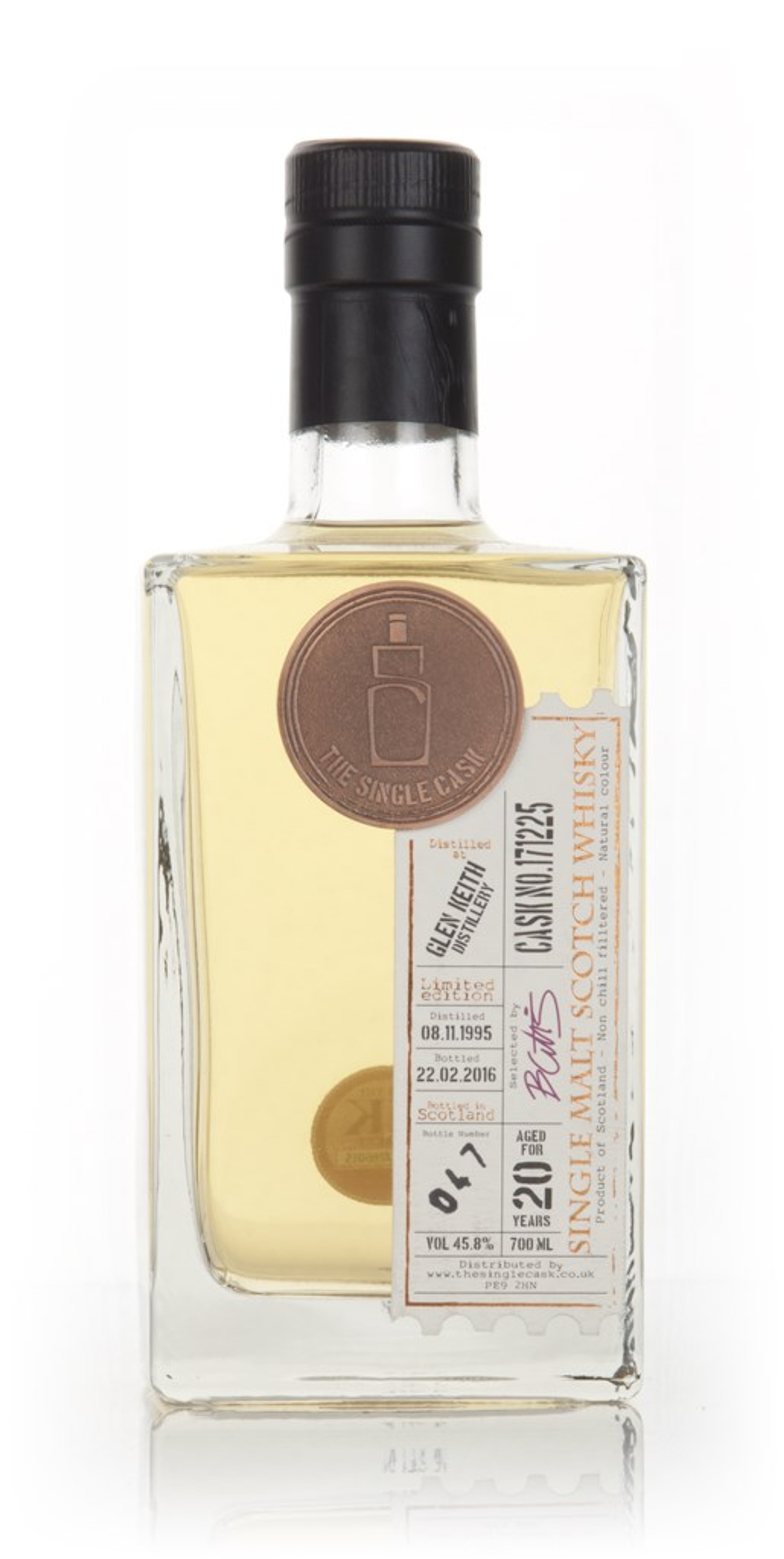 Glen Keith 20 Year Old 1995 (cask 171225) - The Single Cask 70cl