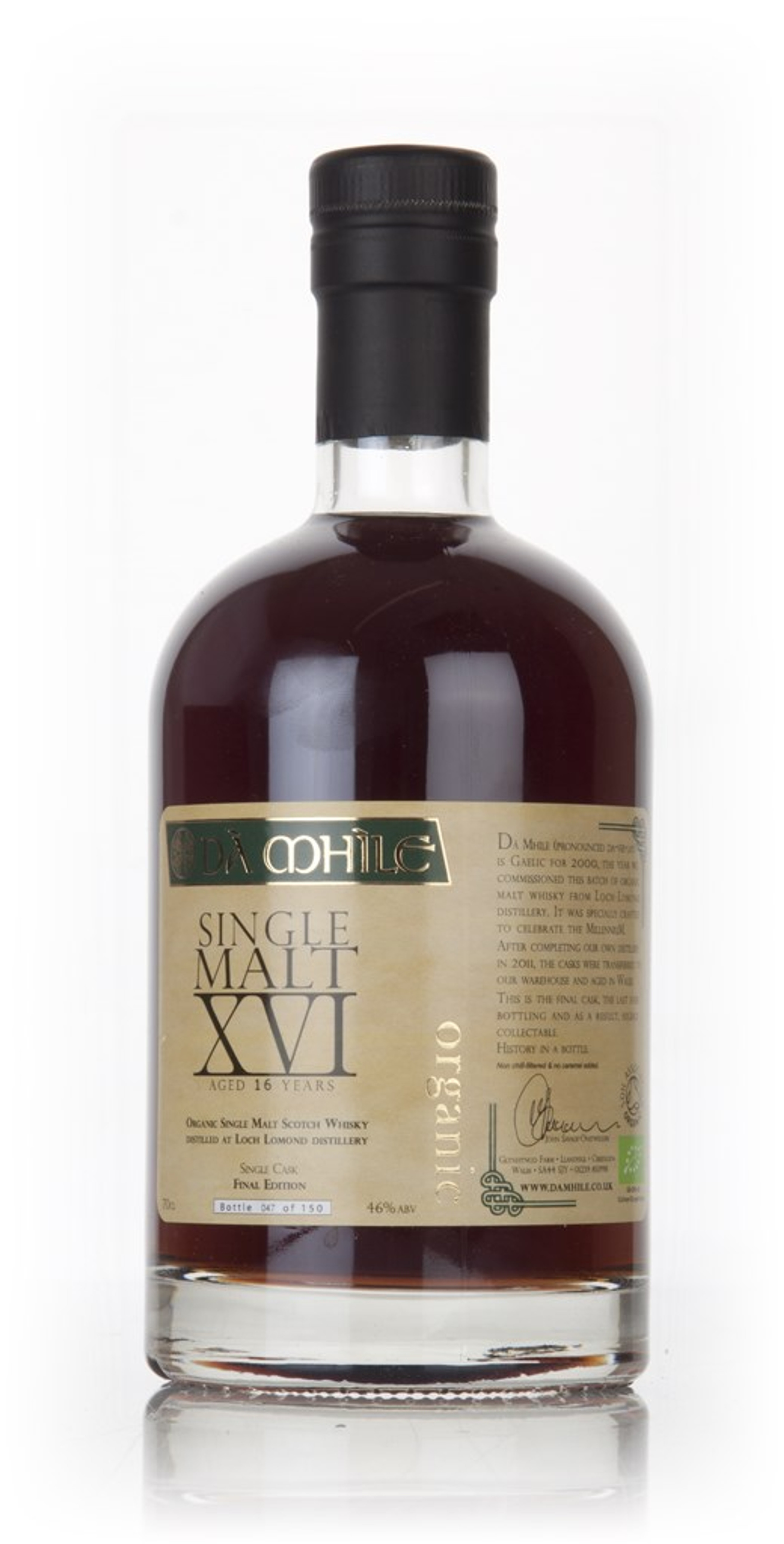 Loch Lomond 16 Year Old 2000 - Organic Single Malt Final Edition (Dà Mhìle) 70cl