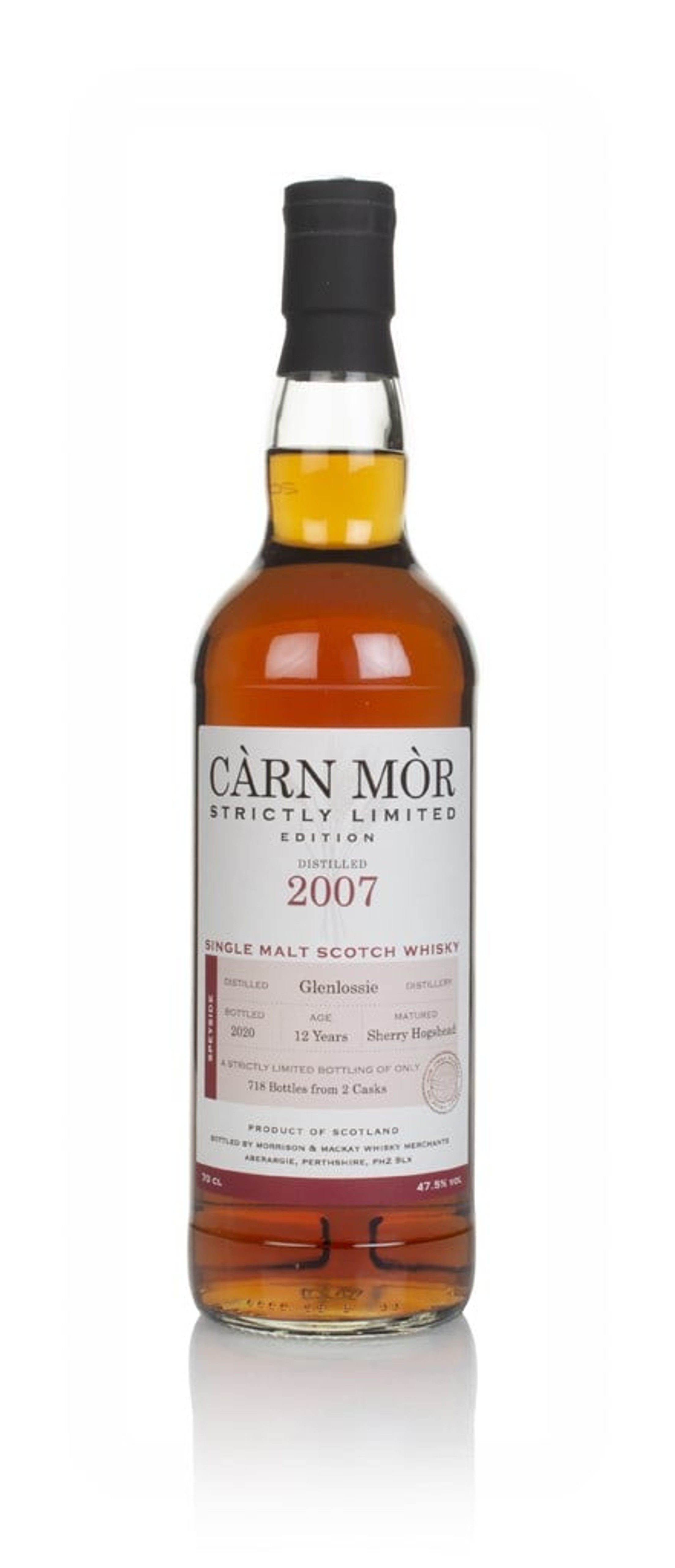 Glenlossie 12 Year Old 2007 - Strictly Limited (Càrn Mòr) 70cl