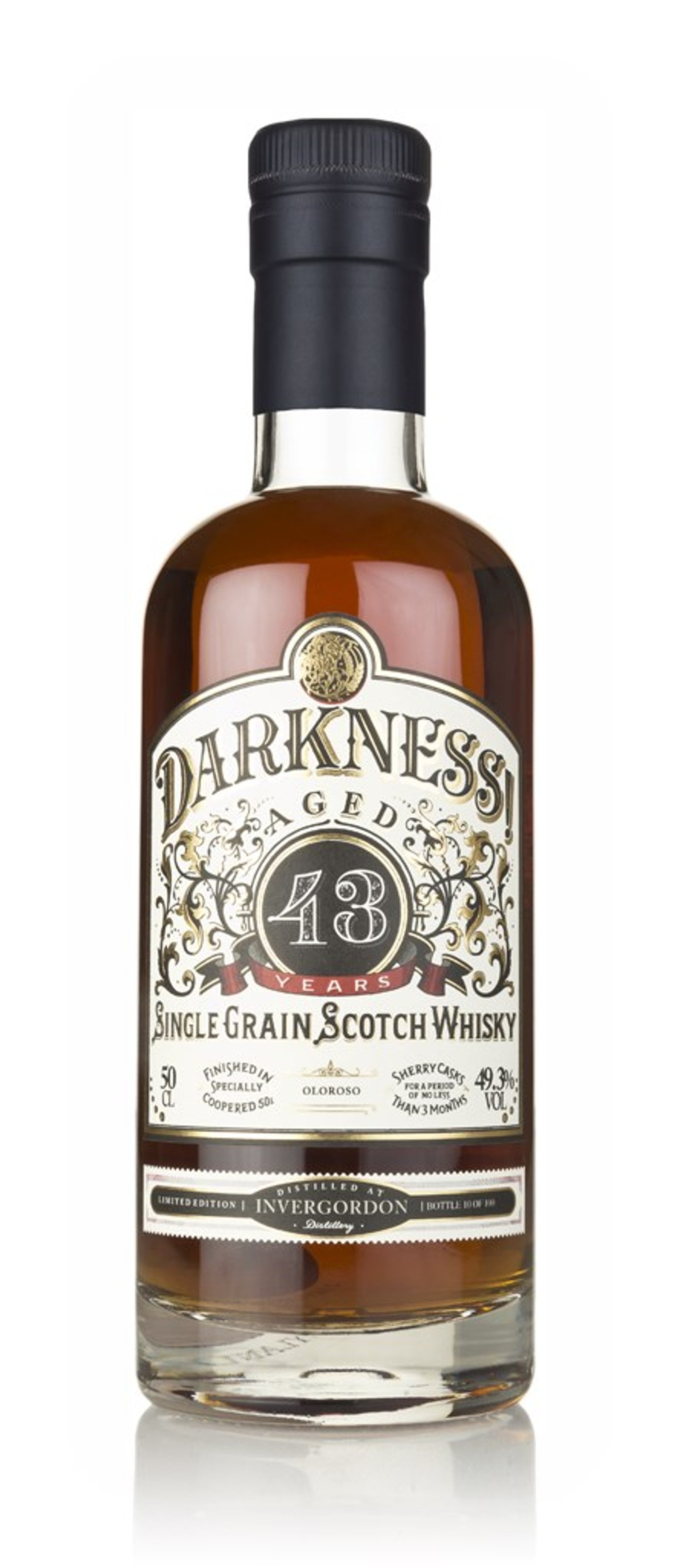 Darkness! Invergordon 43 Year Old Oloroso Cask Finish 50cl