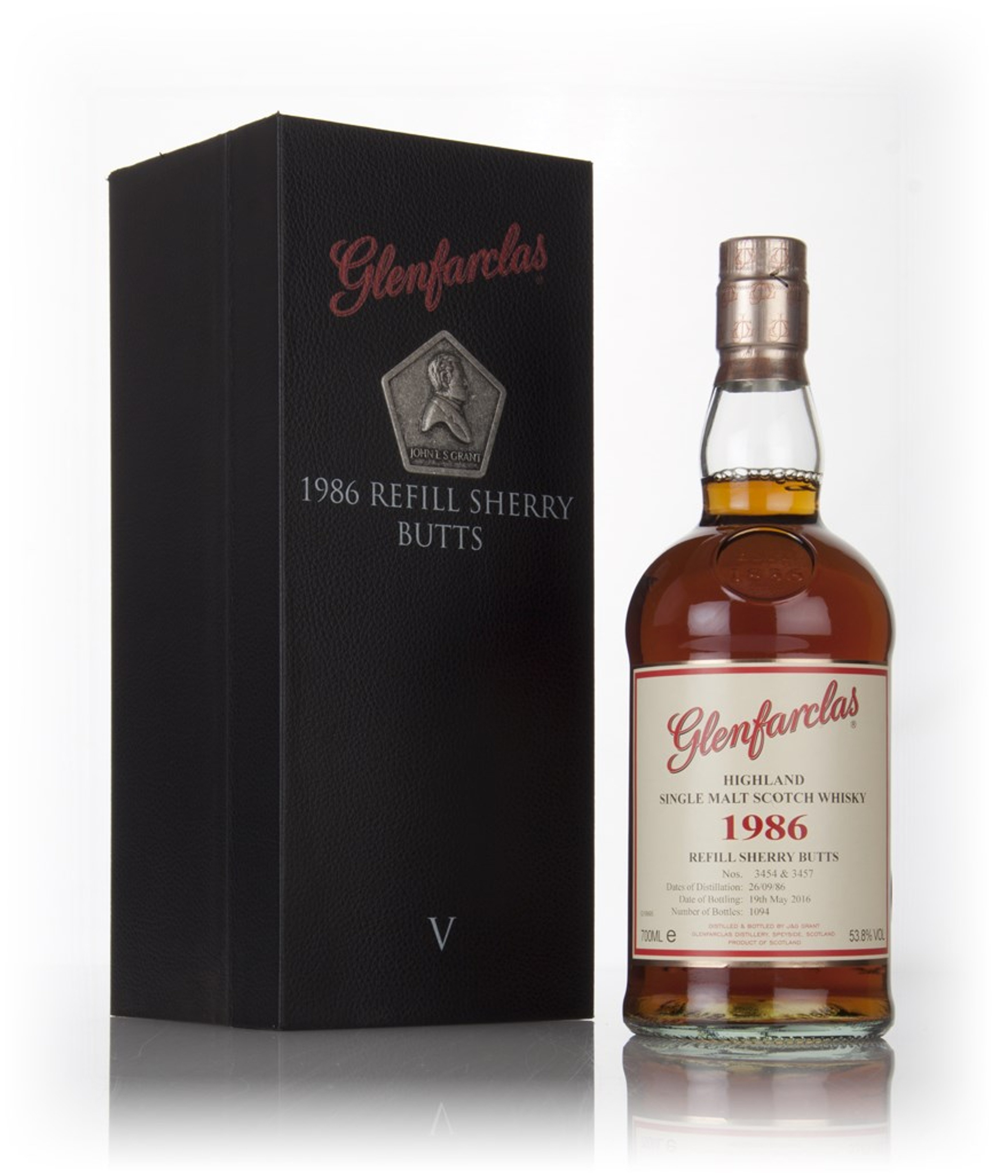 Glenfarclas 29 Year Old 1986 Refill Sherry Casks - Family Collector Series V 70cl
