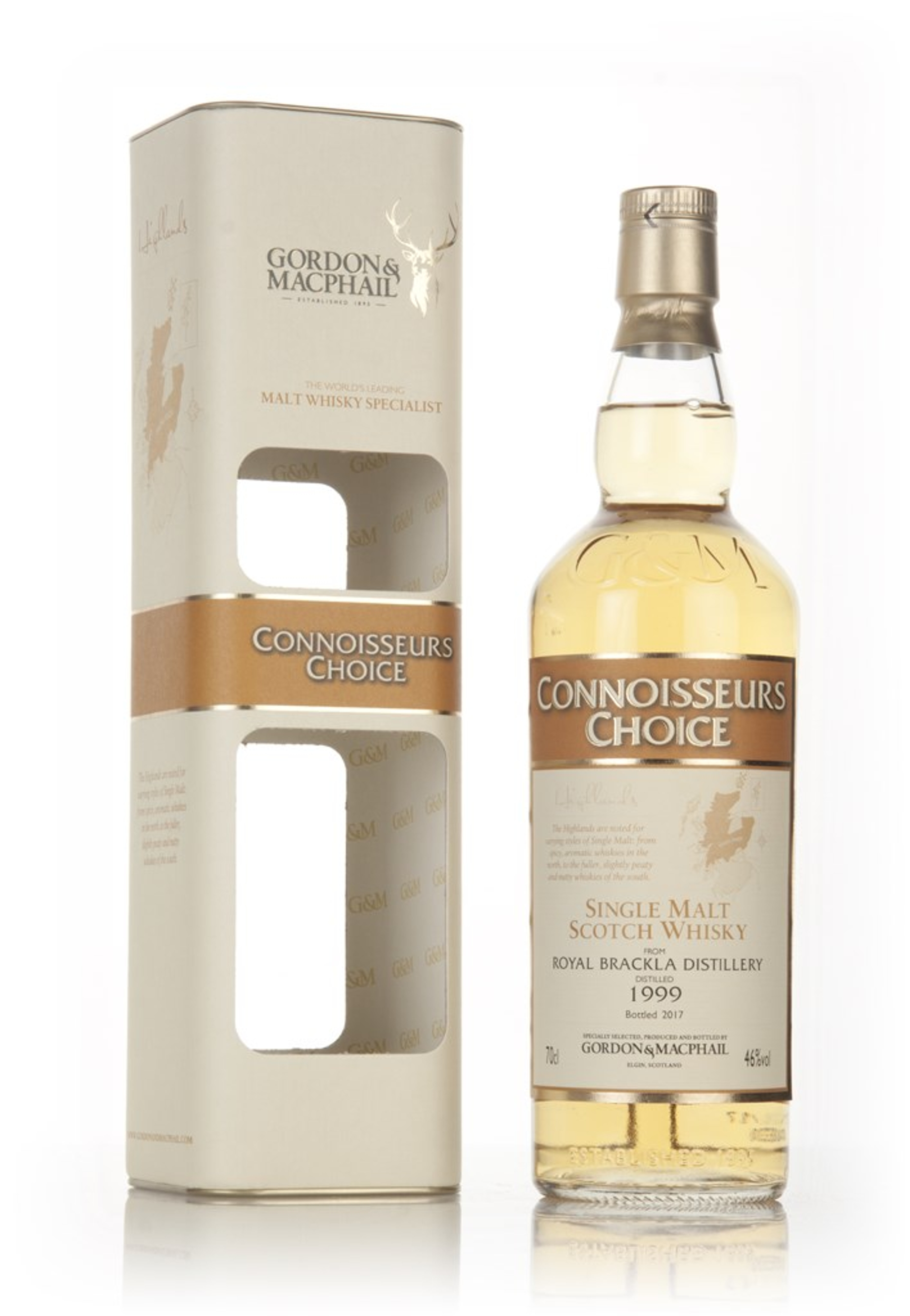 Royal Brackla 1999 (bottled 2017) - Connoisseurs Choice (Gordon & MacPhail) 70cl