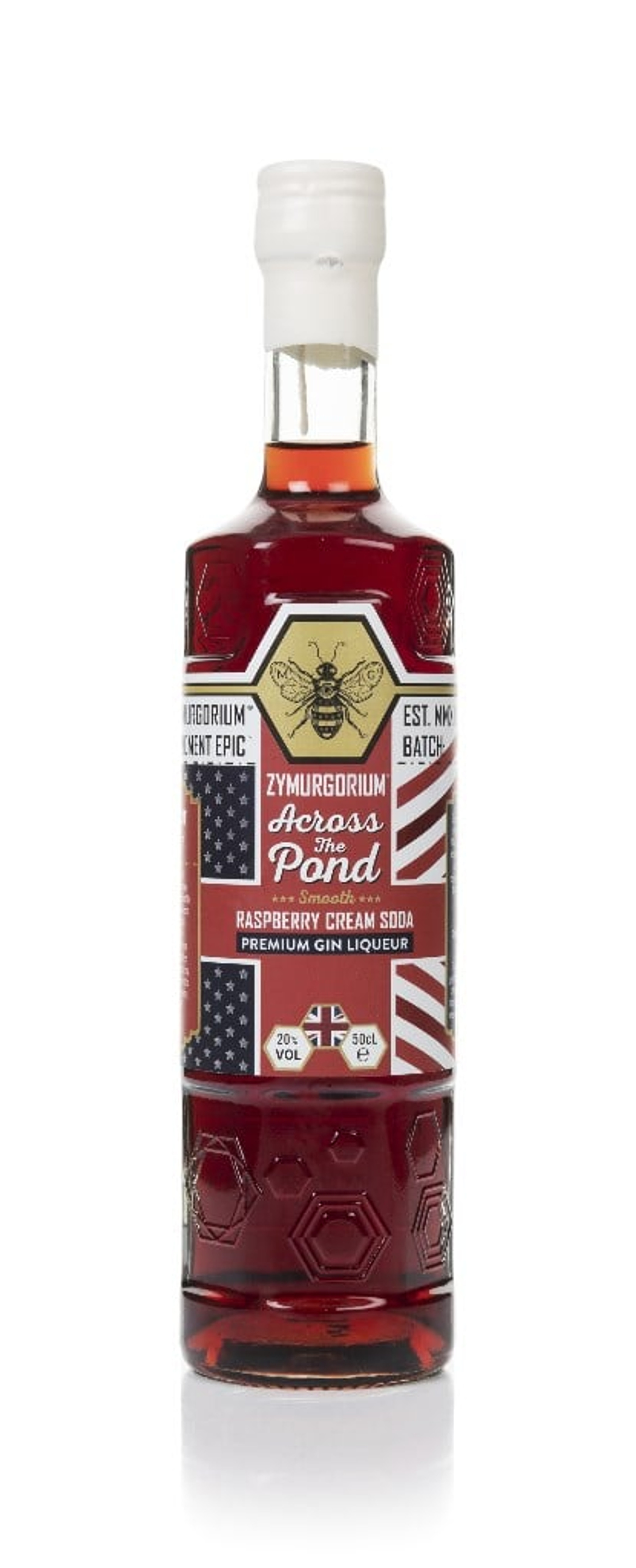 Zymurgorium Across The Pond Raspberry Cream Soda Gin Liqueur 50cl