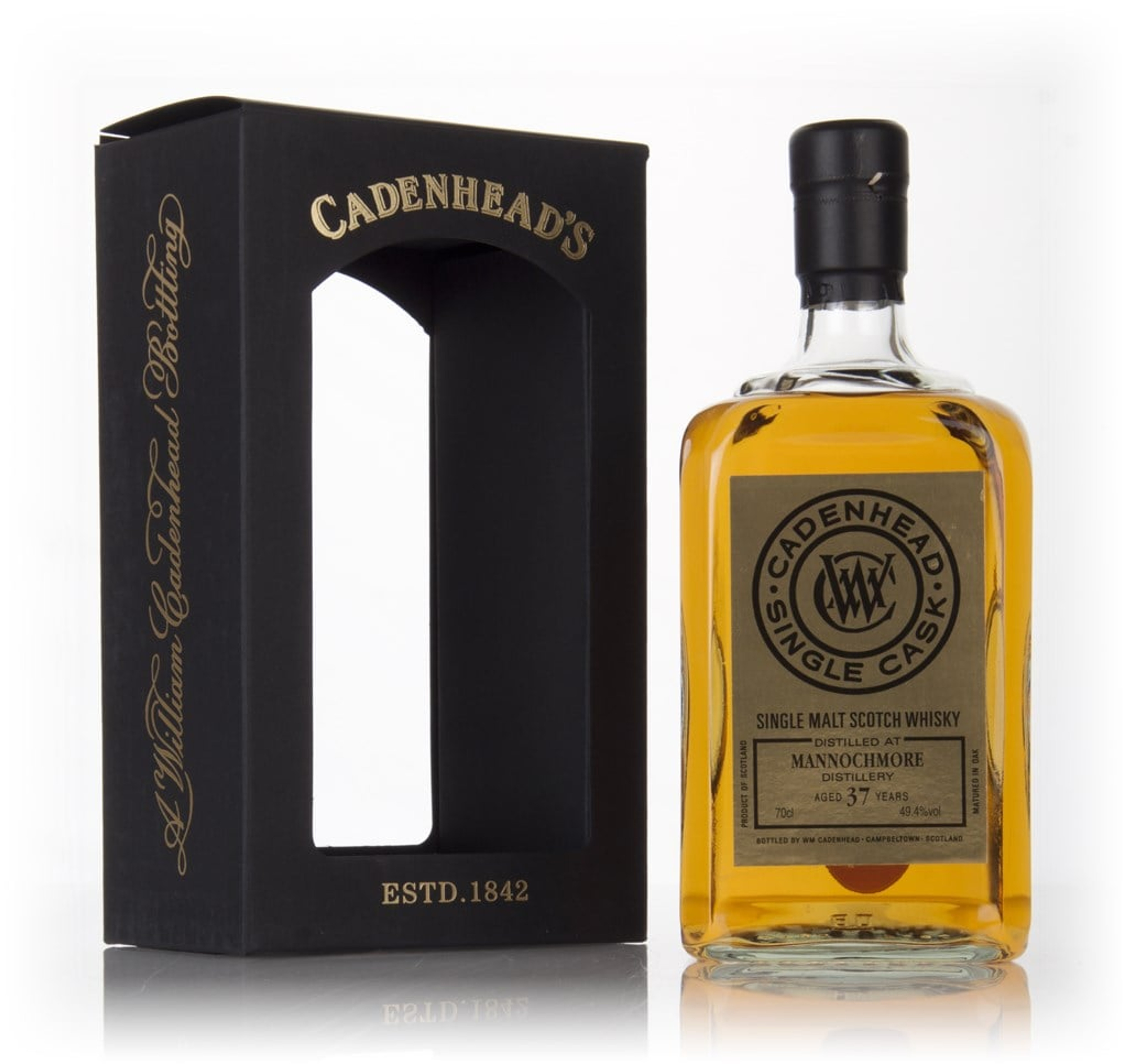 Mannochmore 37 Year Old 1977 - Small Batch (WM Cadenhead) 70cl