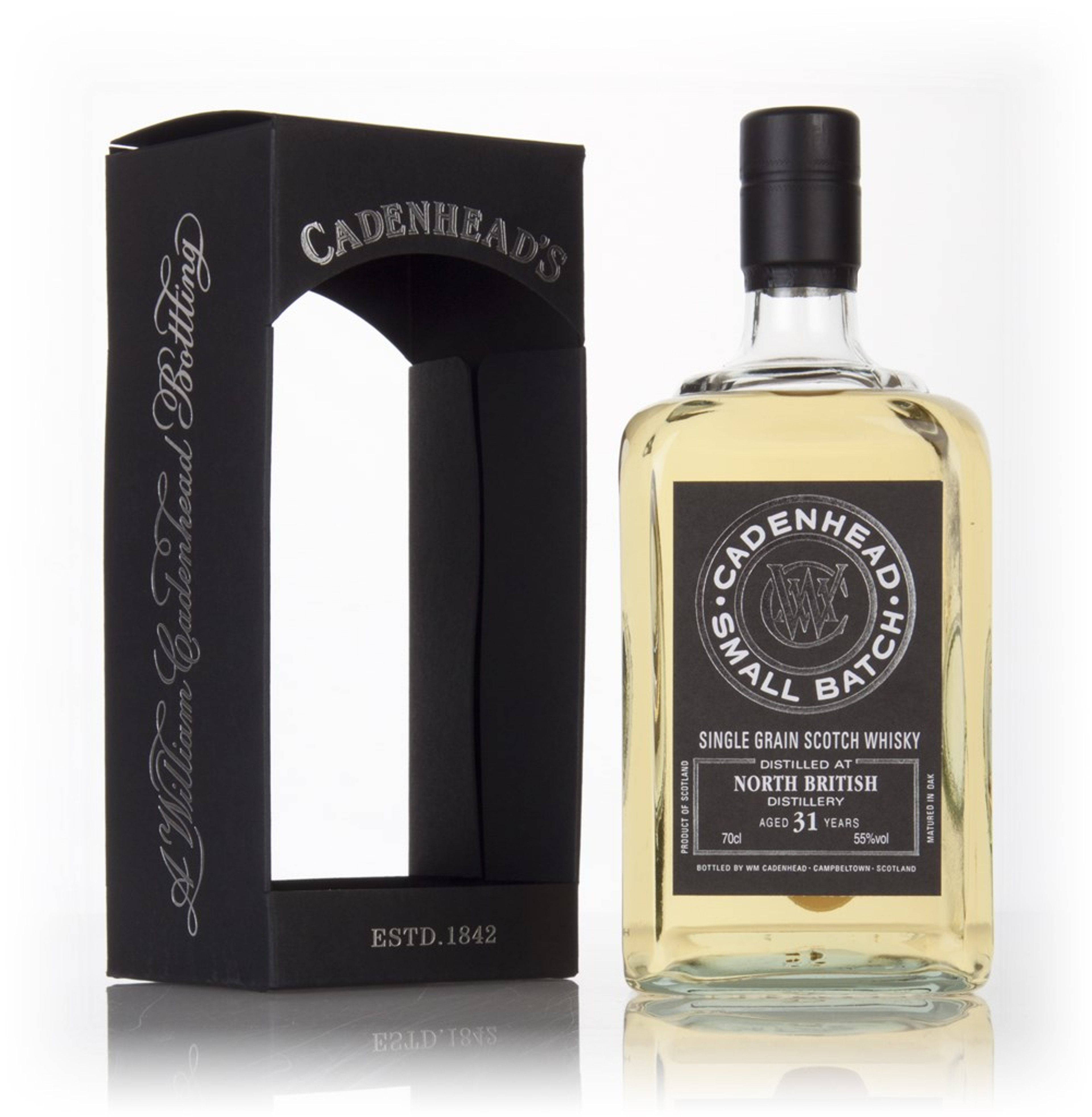 North British 31 Year Old 1985 - Small Batch (WM Cadenhead) 70cl