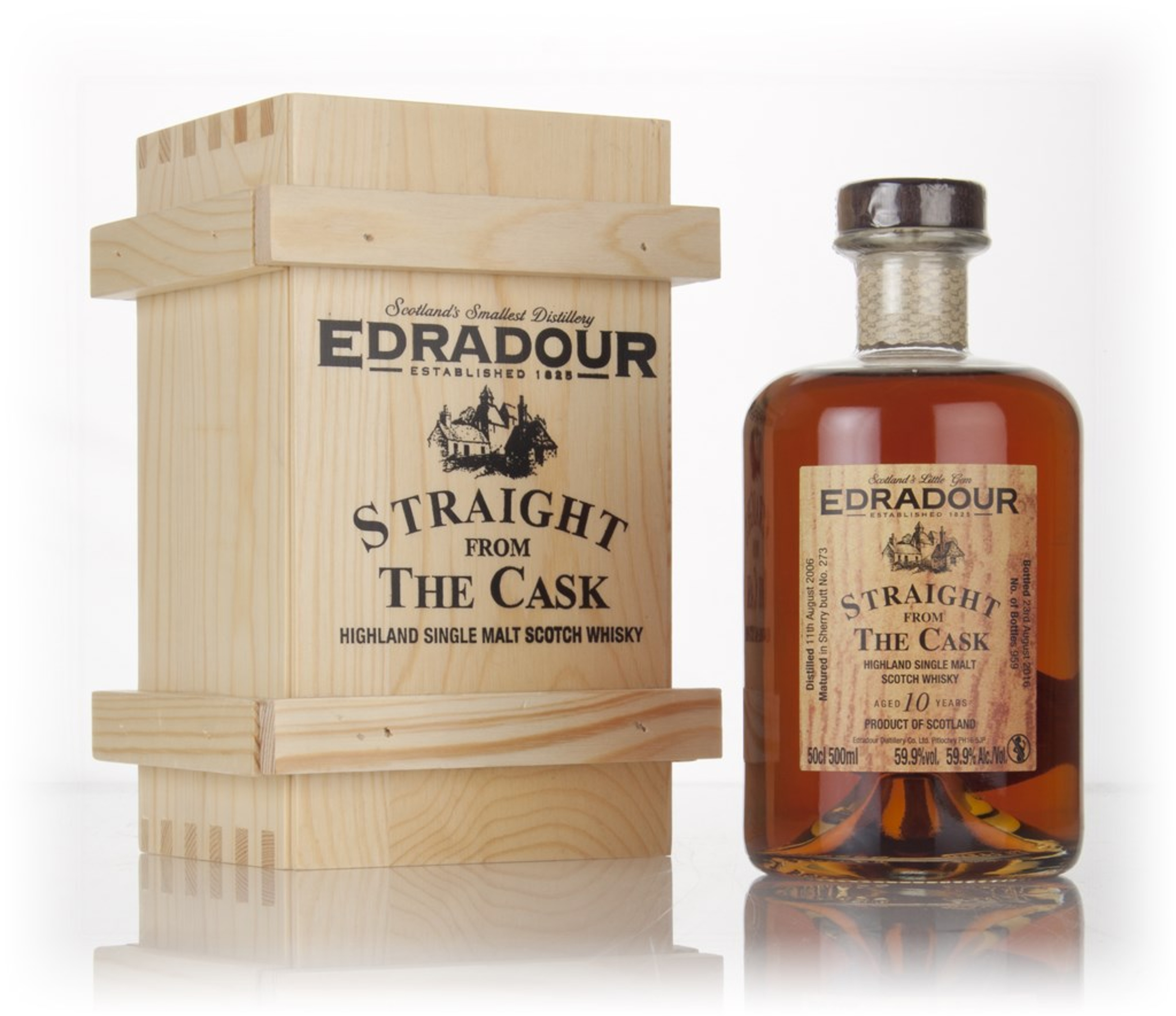 Edradour 10 Year Old 2006 (cask 273) - Straight From The Cask 50cl