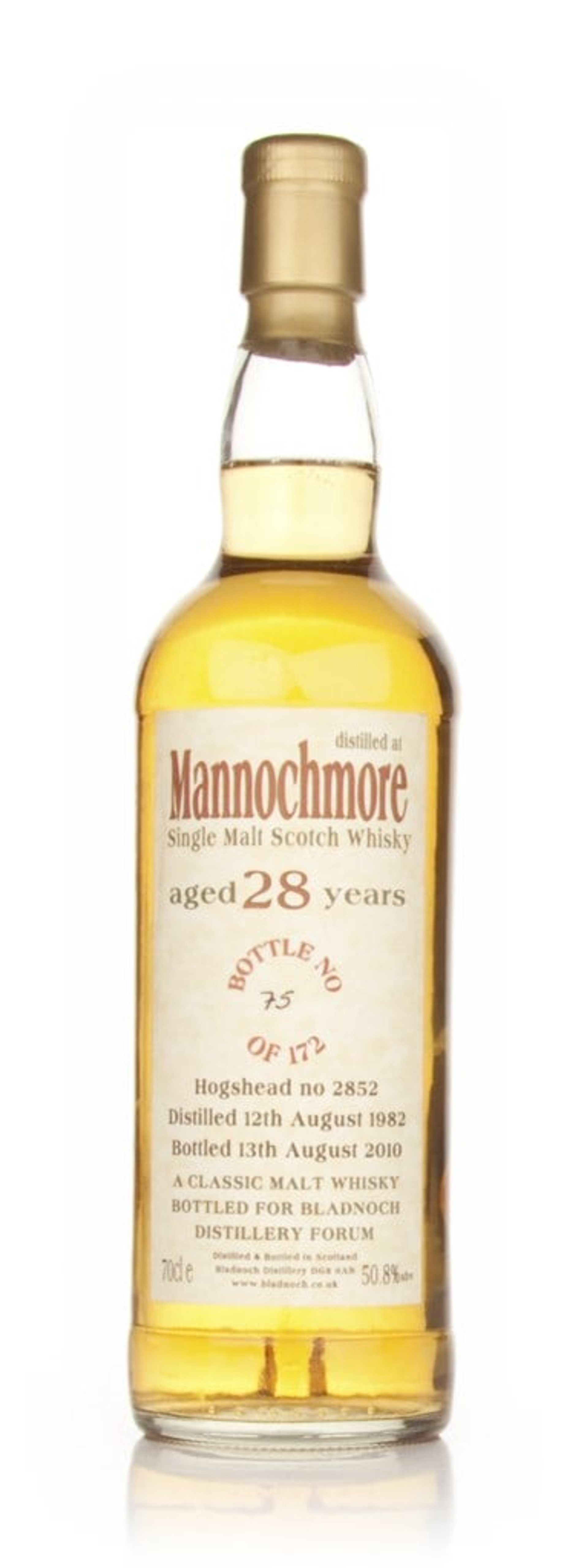 Mannochmore 28 Year Old 1982 (Bladnoch) 70cl