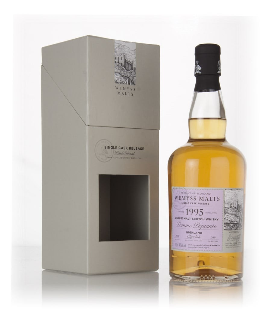 Pomme Piquant 1995 (bottled 2016) - Wemyss Malts (Clynelish) 70cl