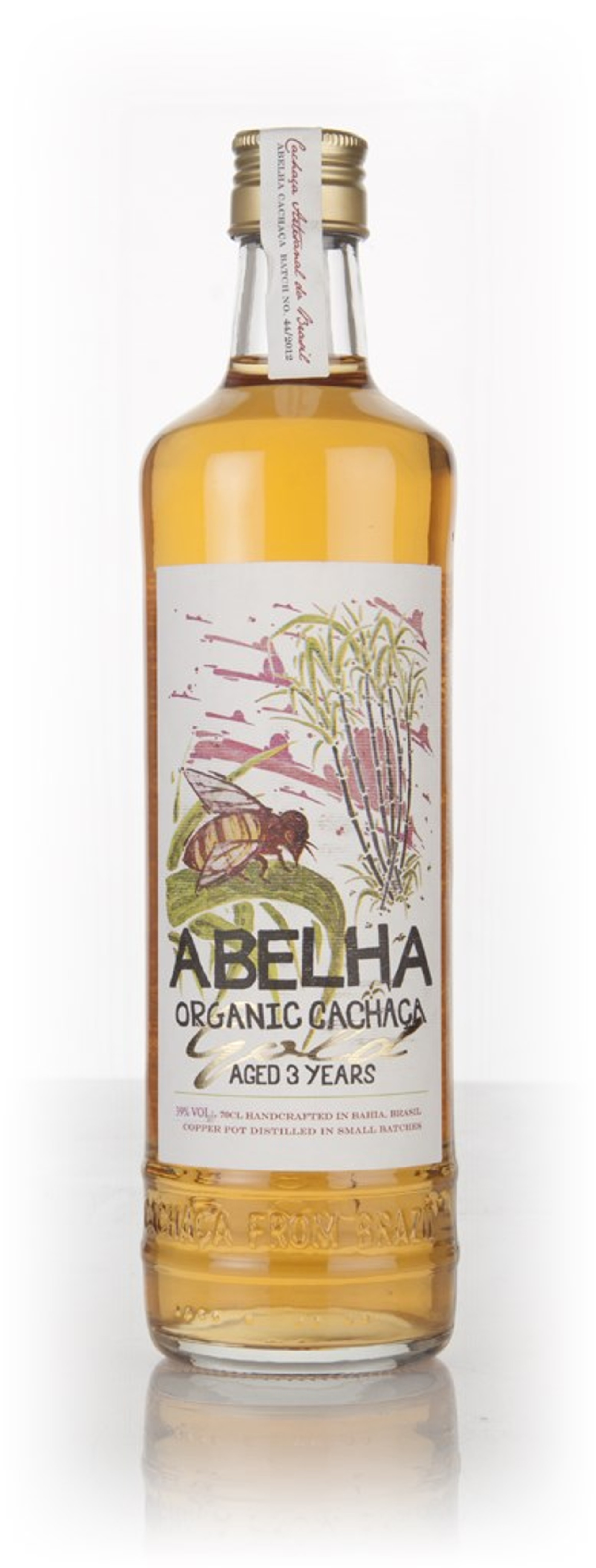 Abelha 3 Year Old Gold Organic Cachaça 70cl