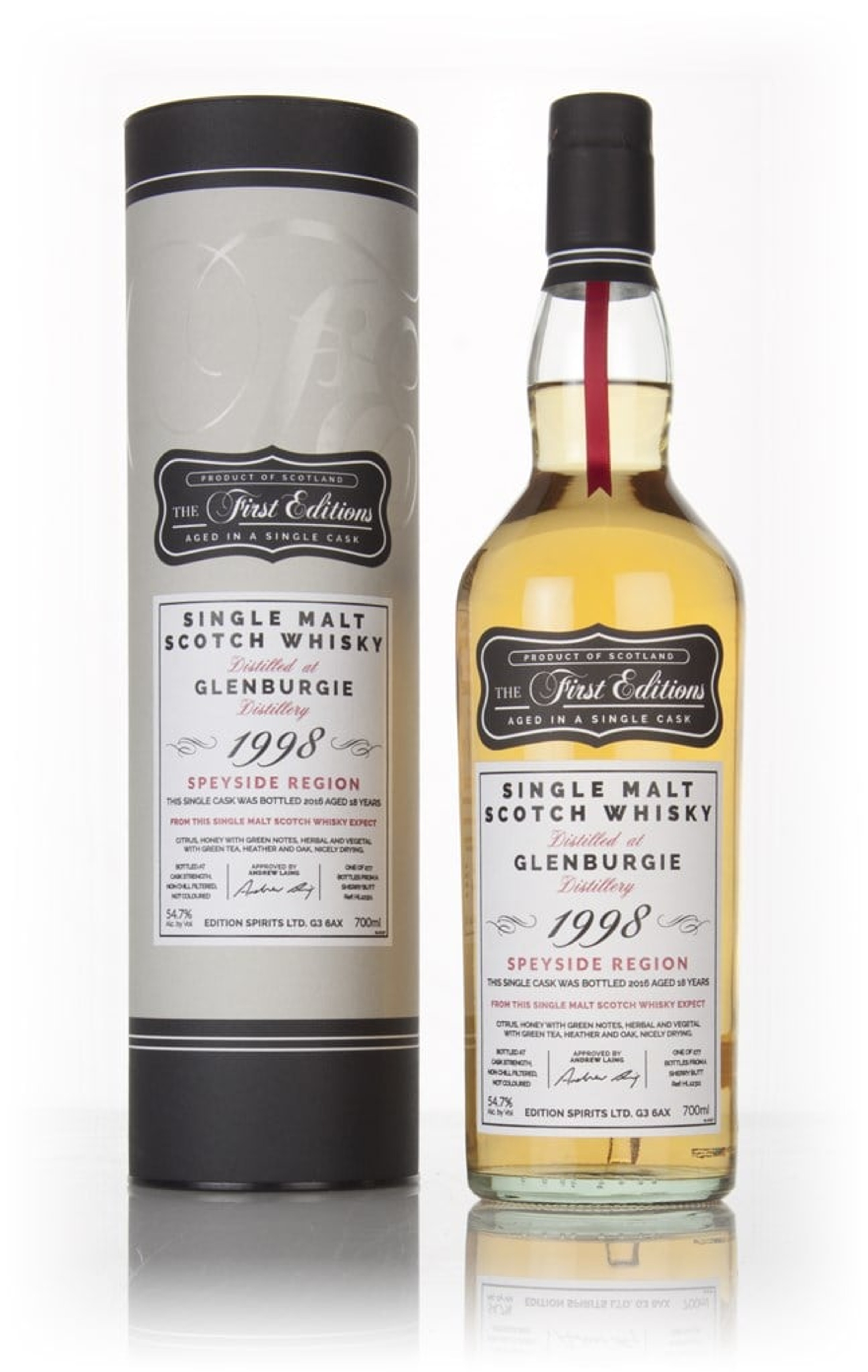 Glenburgie 18 Year Old 1998 (cask 12311) - The First Editions (Hunter Laing) 70cl