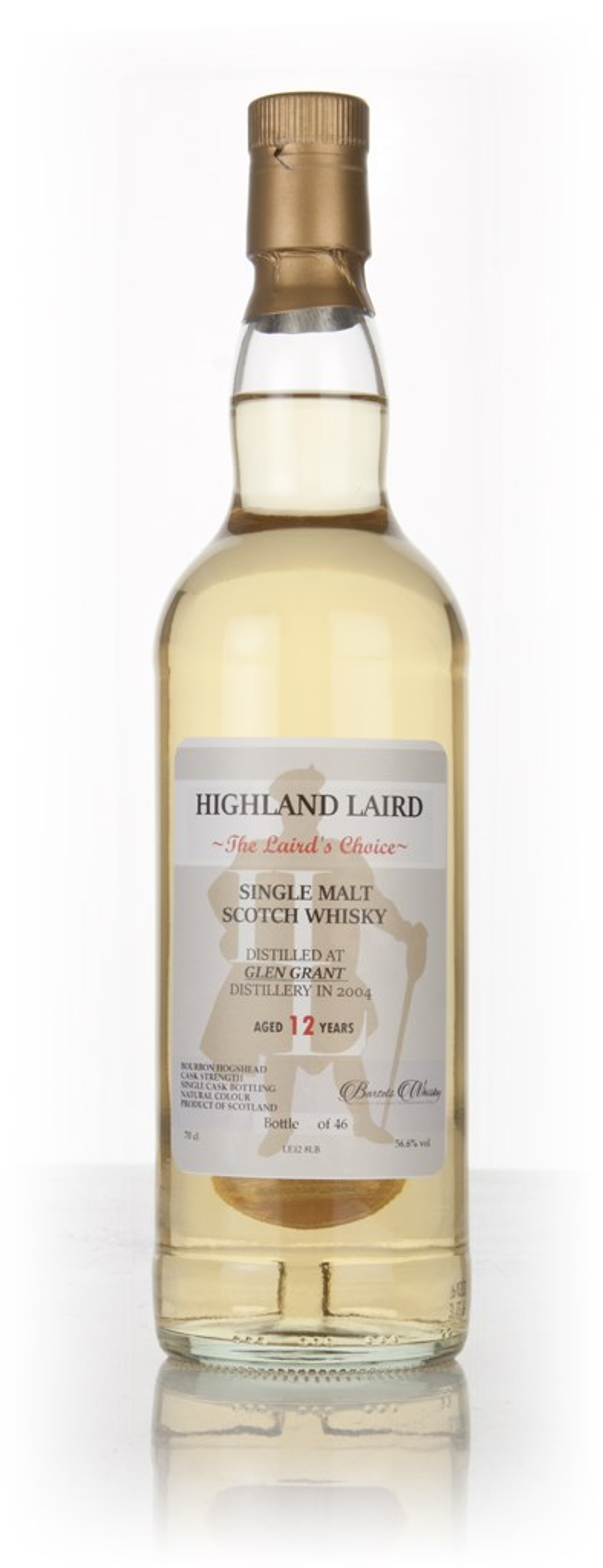 Glen Grant 12 Year Old 2004 - Highland Laird (Bartles Whisky) 70cl