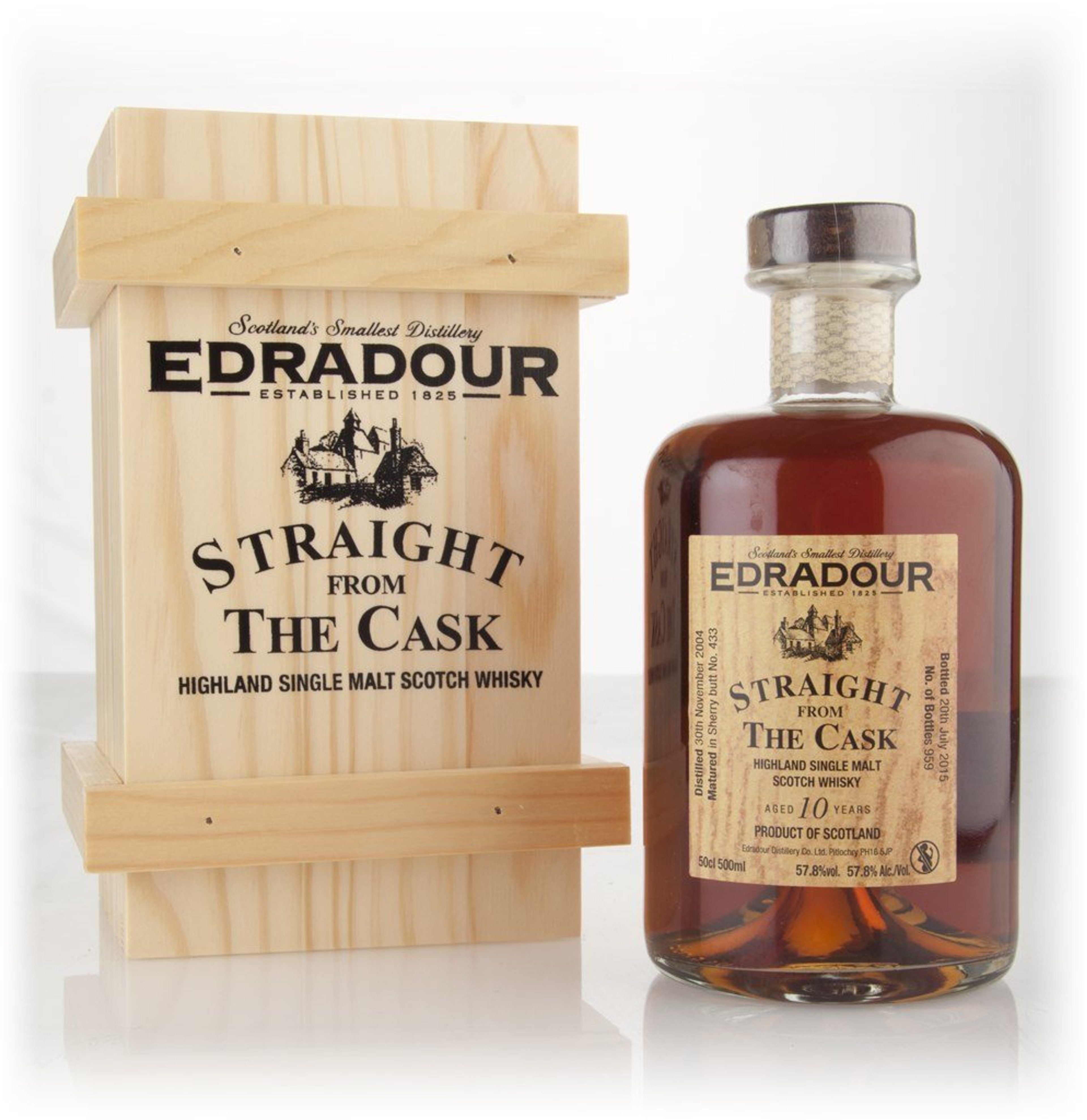 Edradour 10 Year Old 2004 (cask 433) - Straight From The Cask 50cl