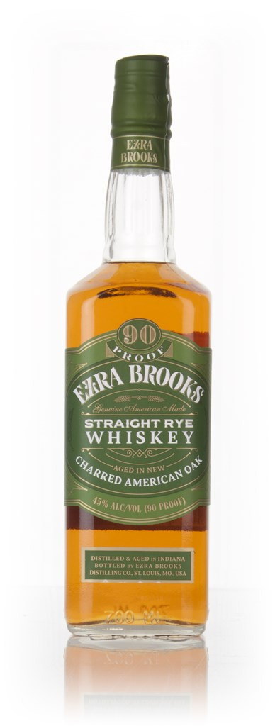 Ezra Brooks Straight Rye Whiskey 70cl