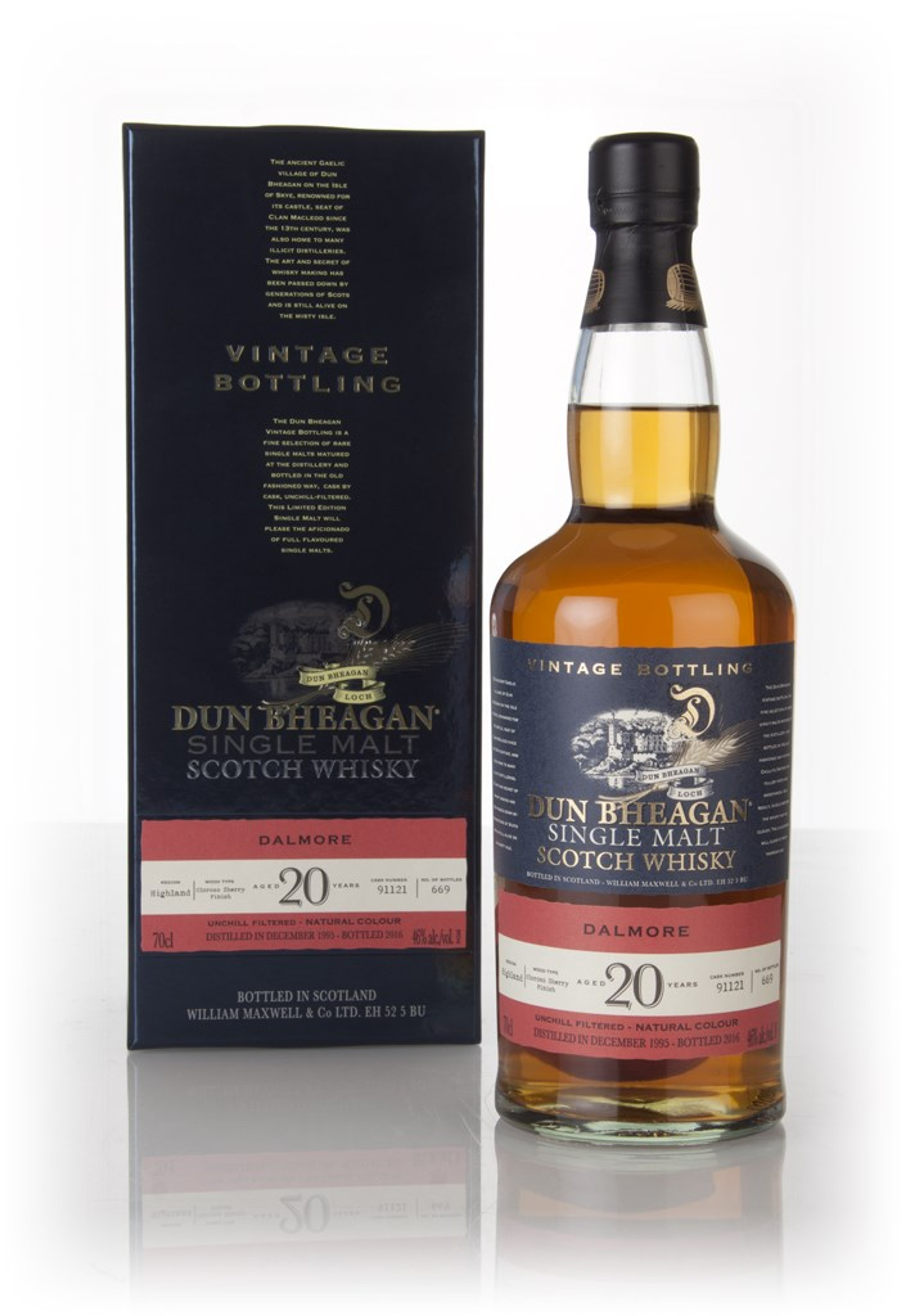 Dalmore 20 Year Old 1995 (cask 91121) - Dun Bheagan (Ian Macleod) 70cl