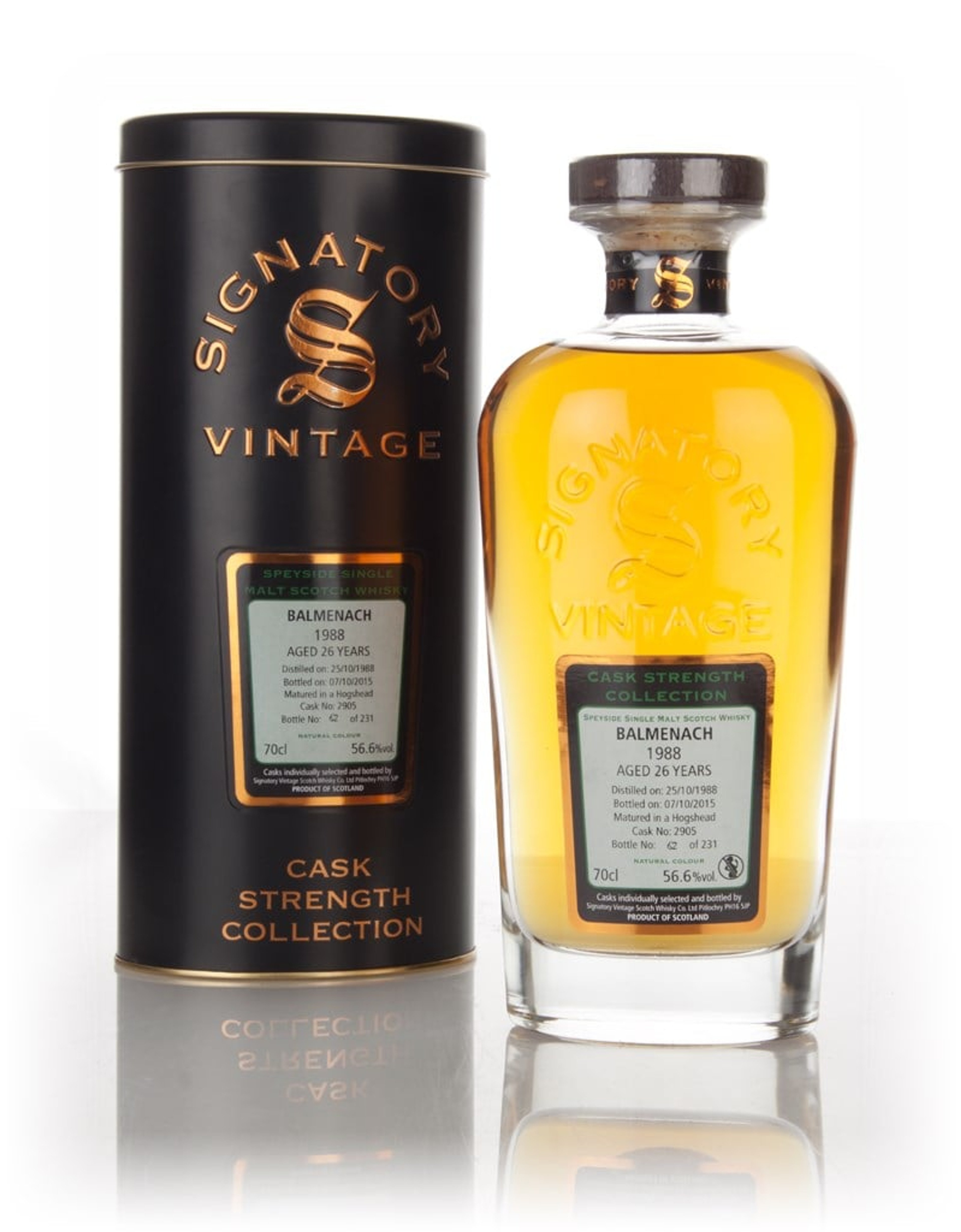 Balmenach 26 Year Old 1988 (cask 2905) - Cask Strength Collection (Signatory) 70cl