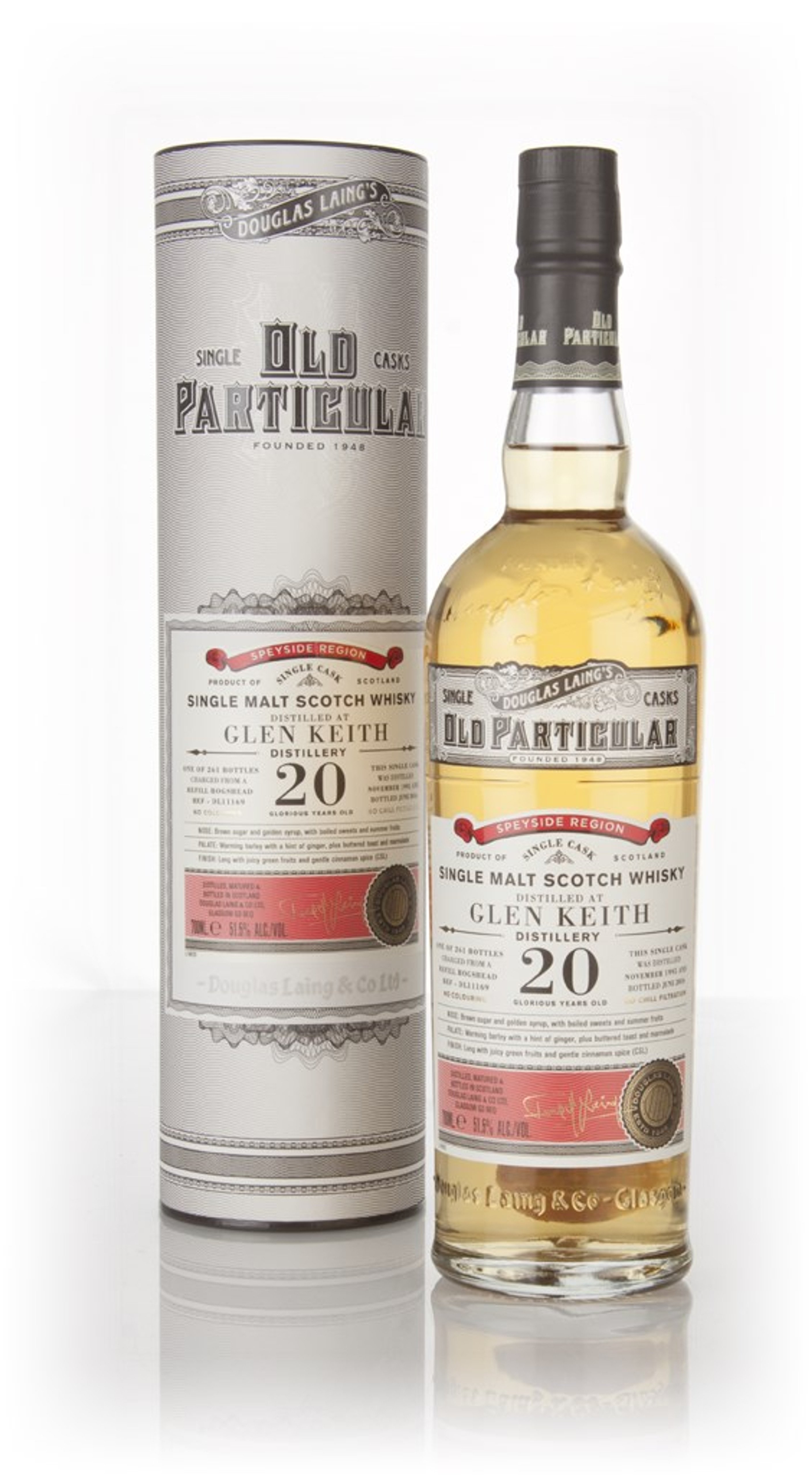 Glen Keith 20 Year Old 1995 (cask 11169) - Old Particular (Douglas Laing) 70cl