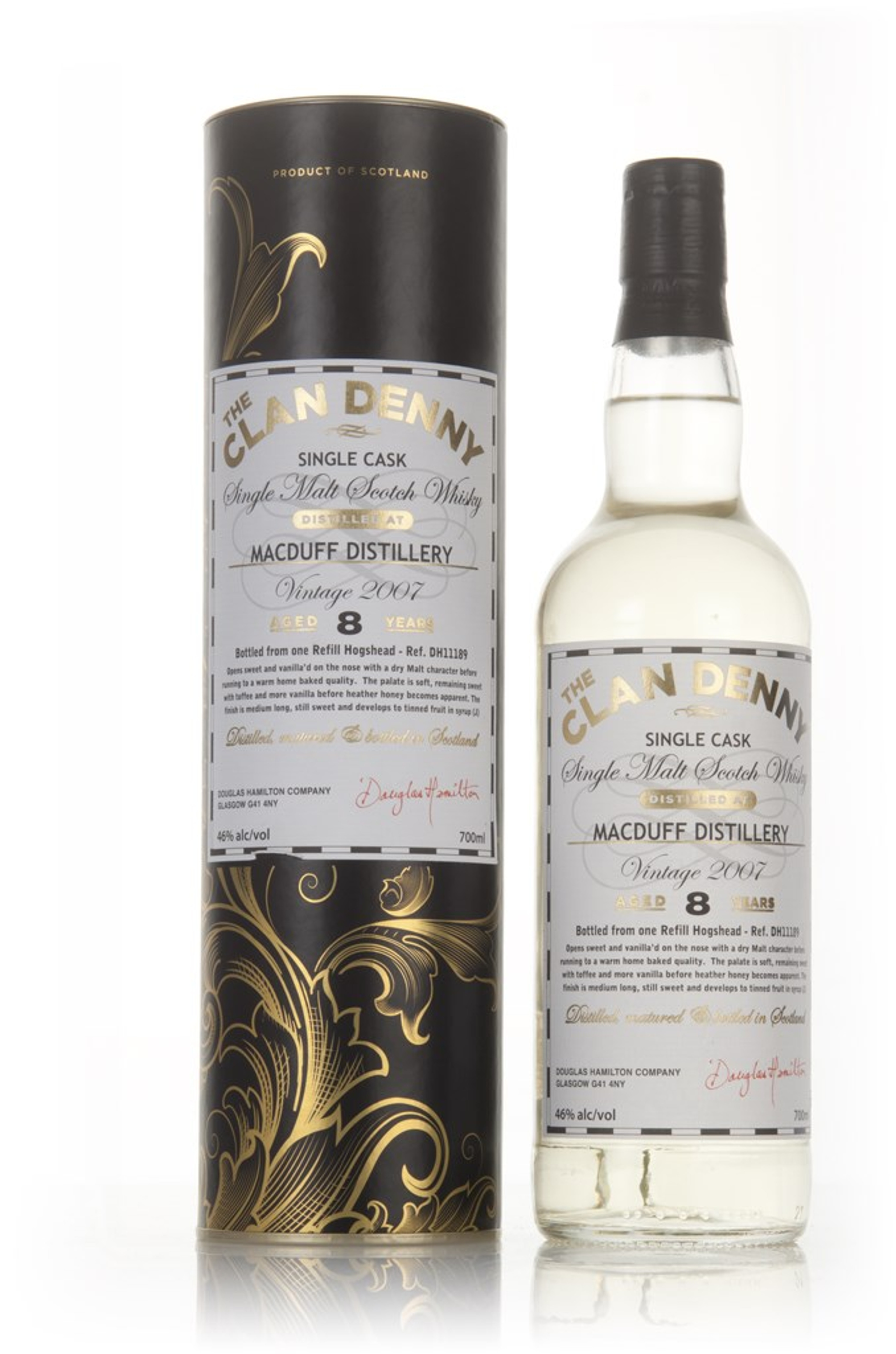 Macduff 8 Year Old 2007 (cask 11189) - The Clan Denny (Douglas Laing) 70cl