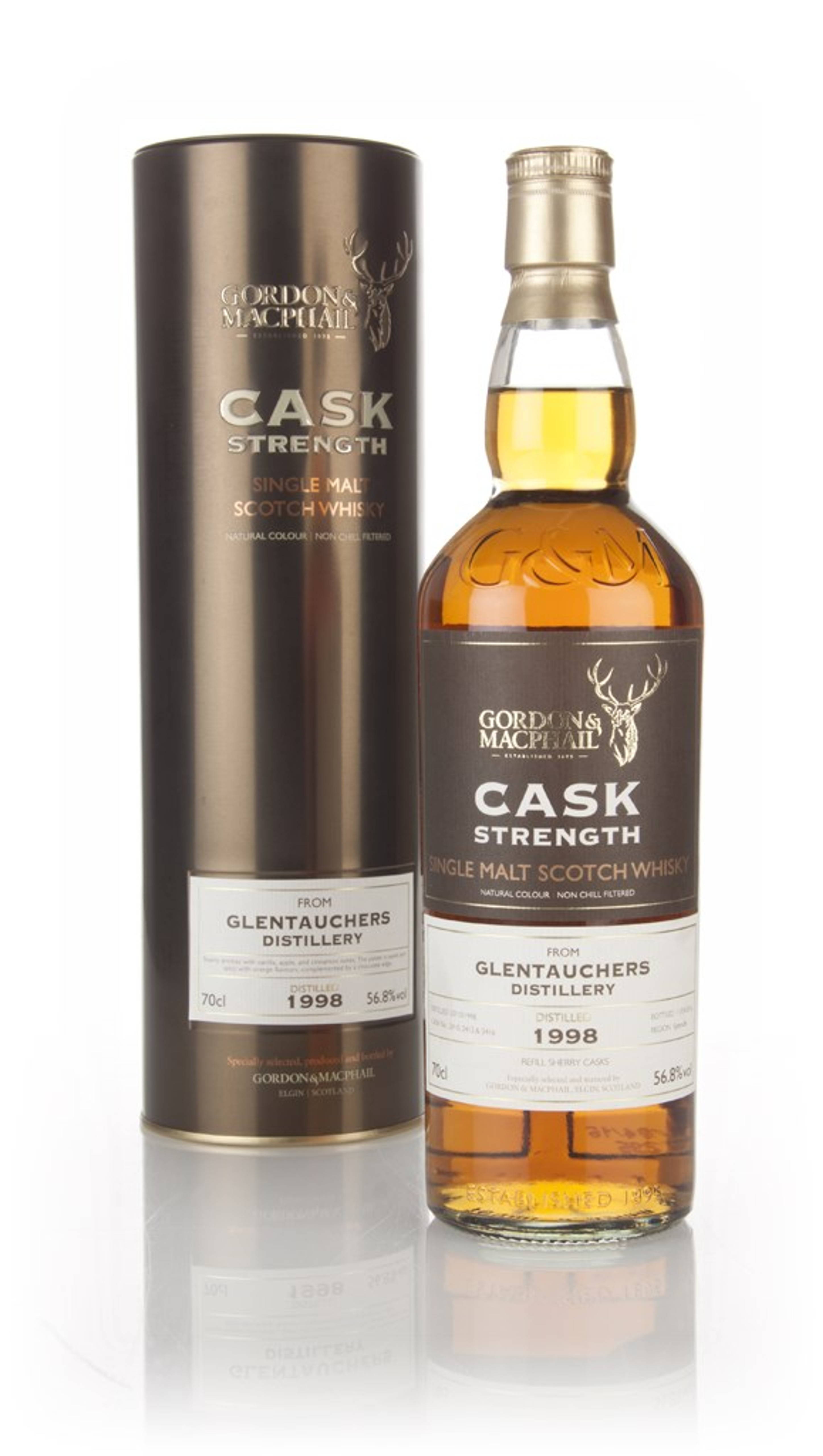Glentauchers 17 Year Old 1998 (casks 2410, 2412 & 2416) - Cask Strength (Gordon & Macphail) 70cl