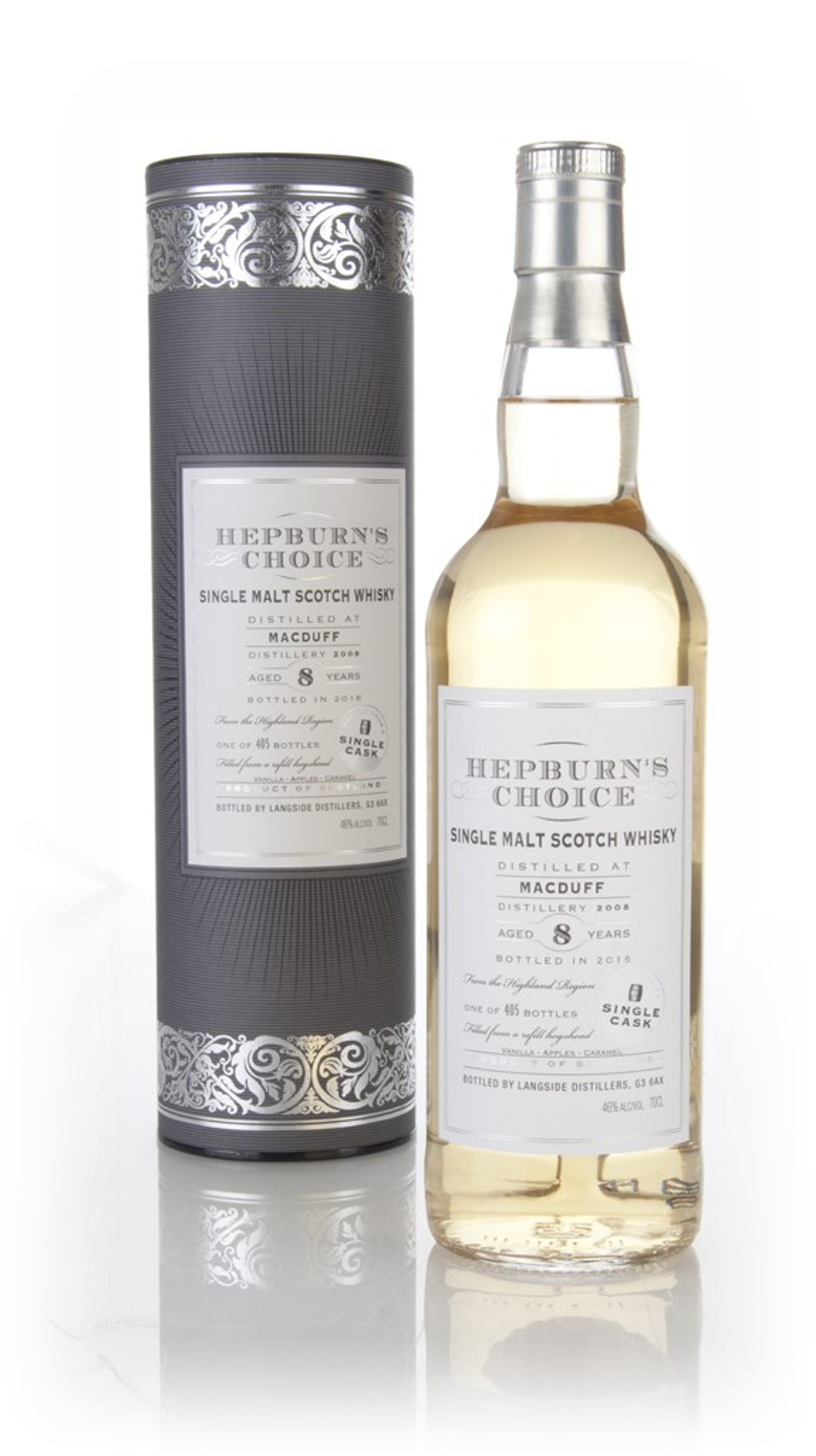 Macduff 8 Year Old 2008 - Hepburn's Choice (Langside) 70cl