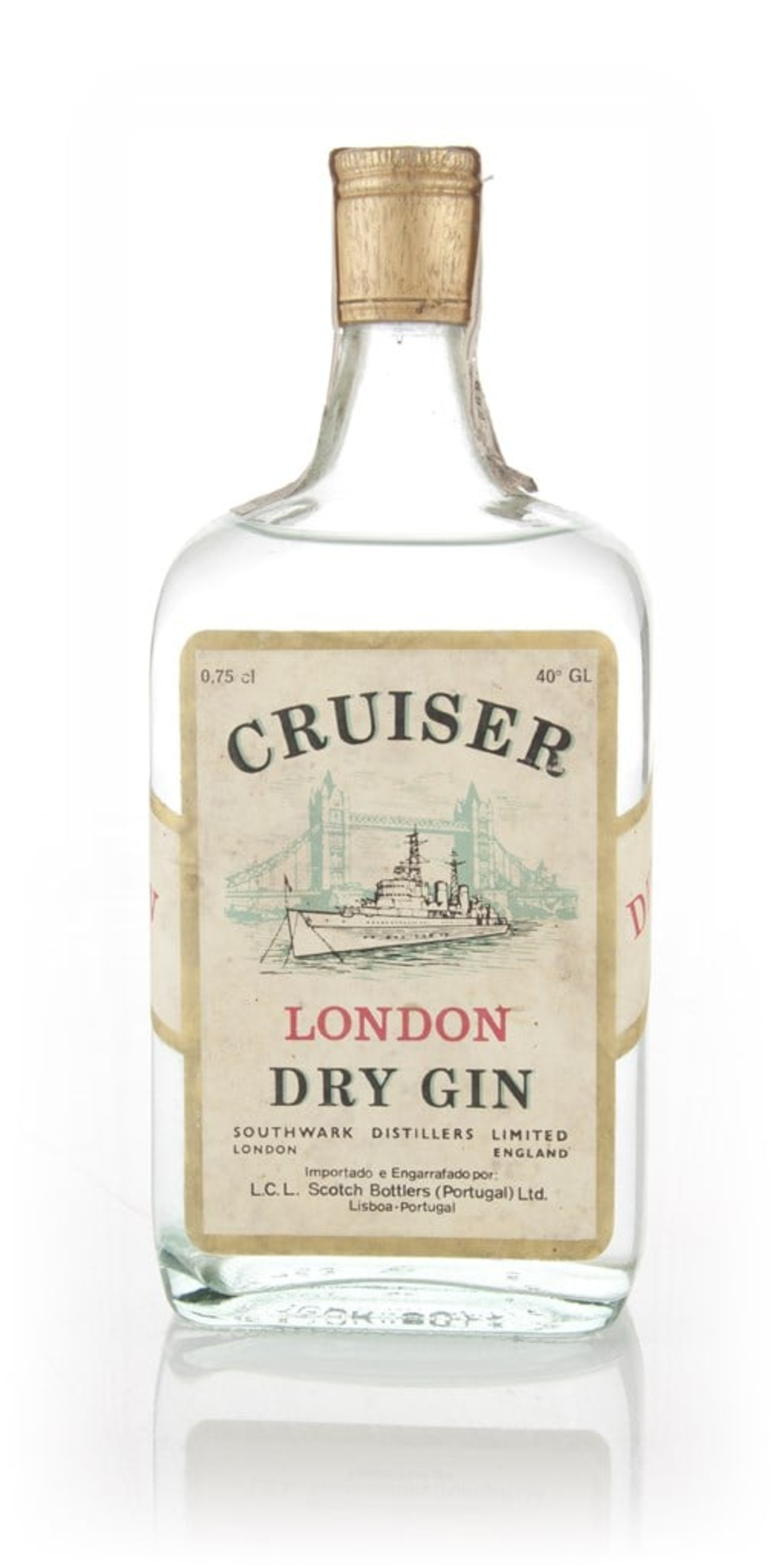 Cruiser London Dry Gin - 1970s 75cl