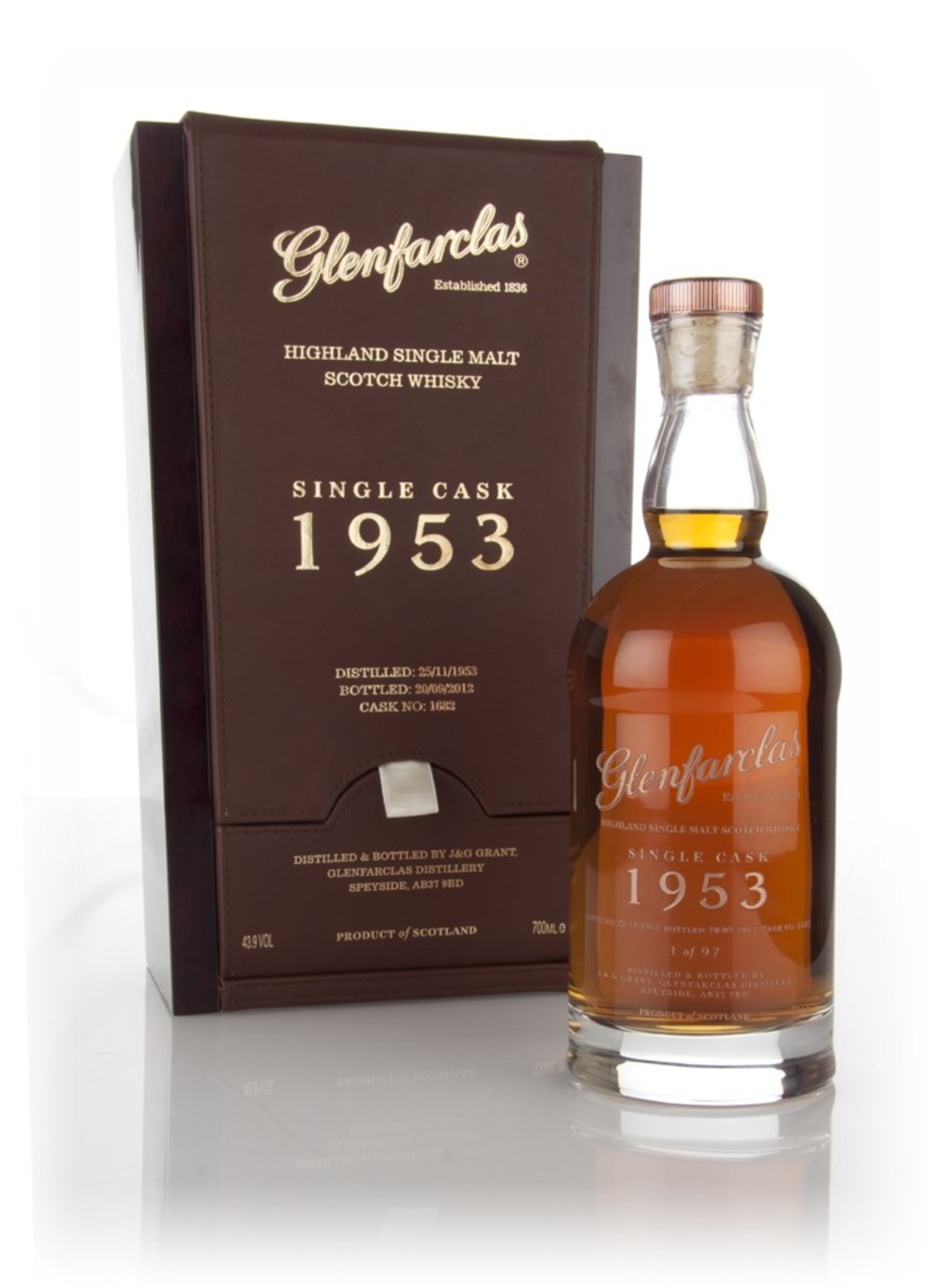 Glenfarclas 58 Year Old 1953 (cask 1682) 70cl